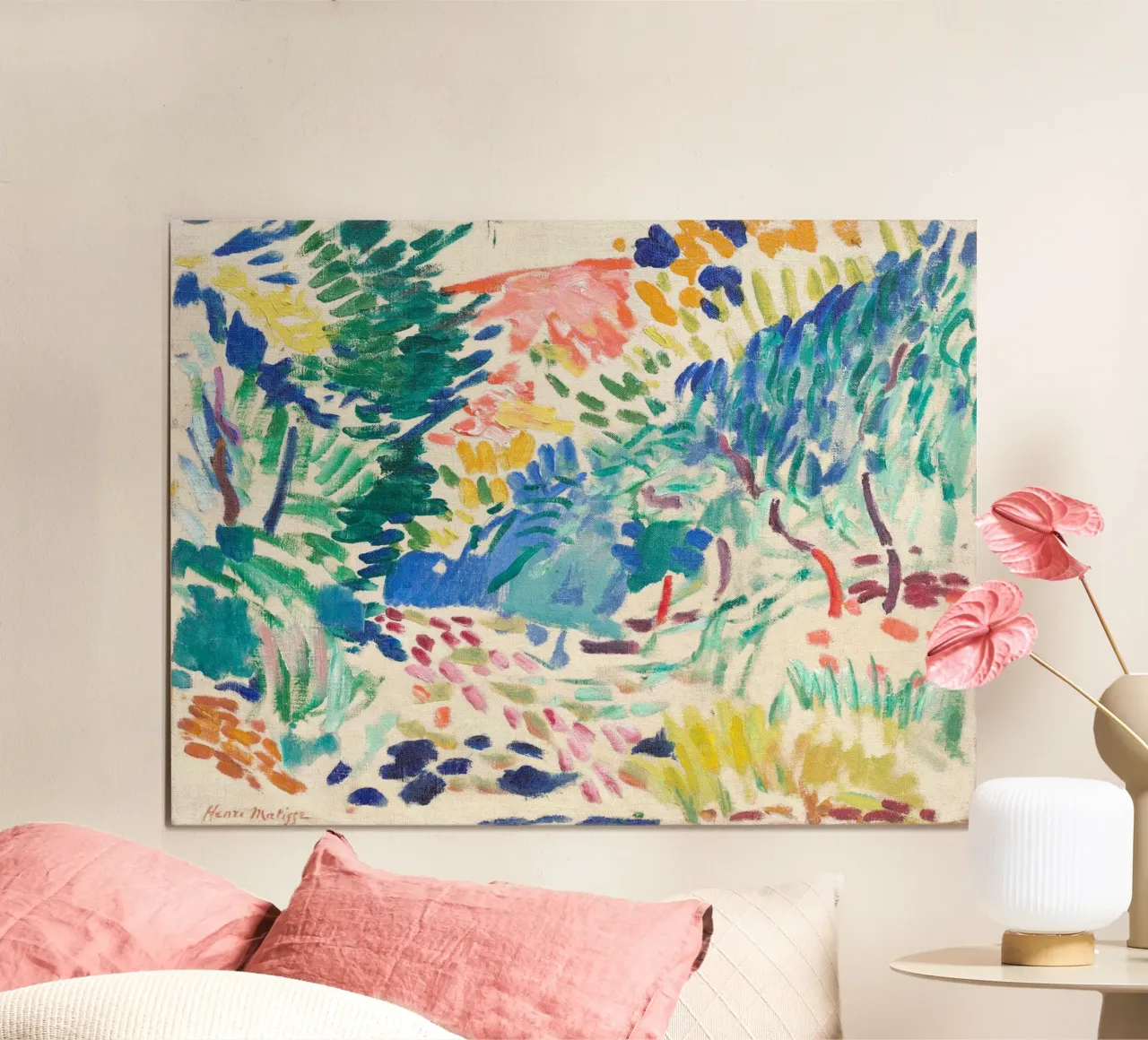 Landscape at Collioure by Henri Matisse carta hahnemühle da apoloprints