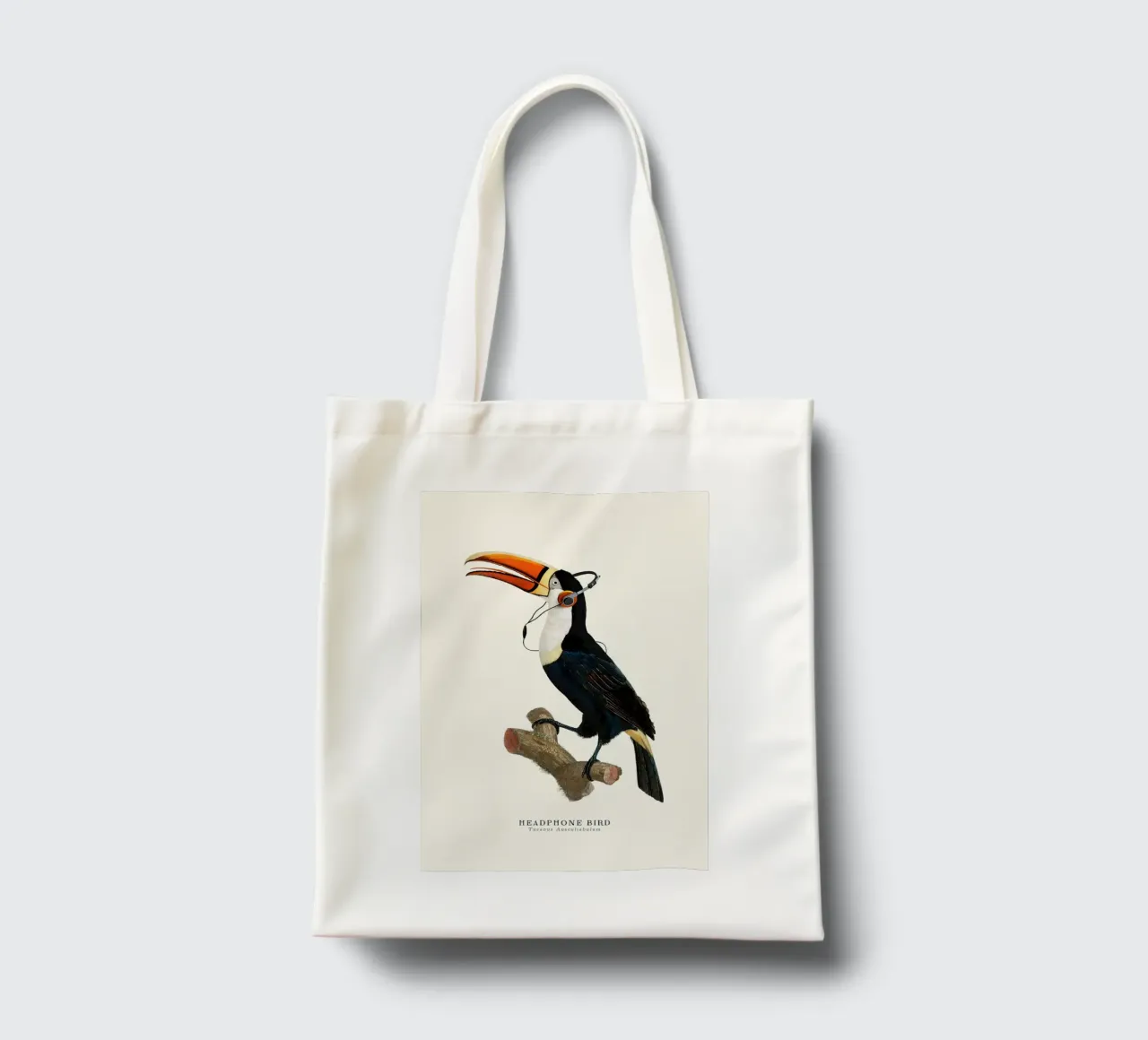Uccello in cuffia - Jonas Loose borsa in juta da shaw post