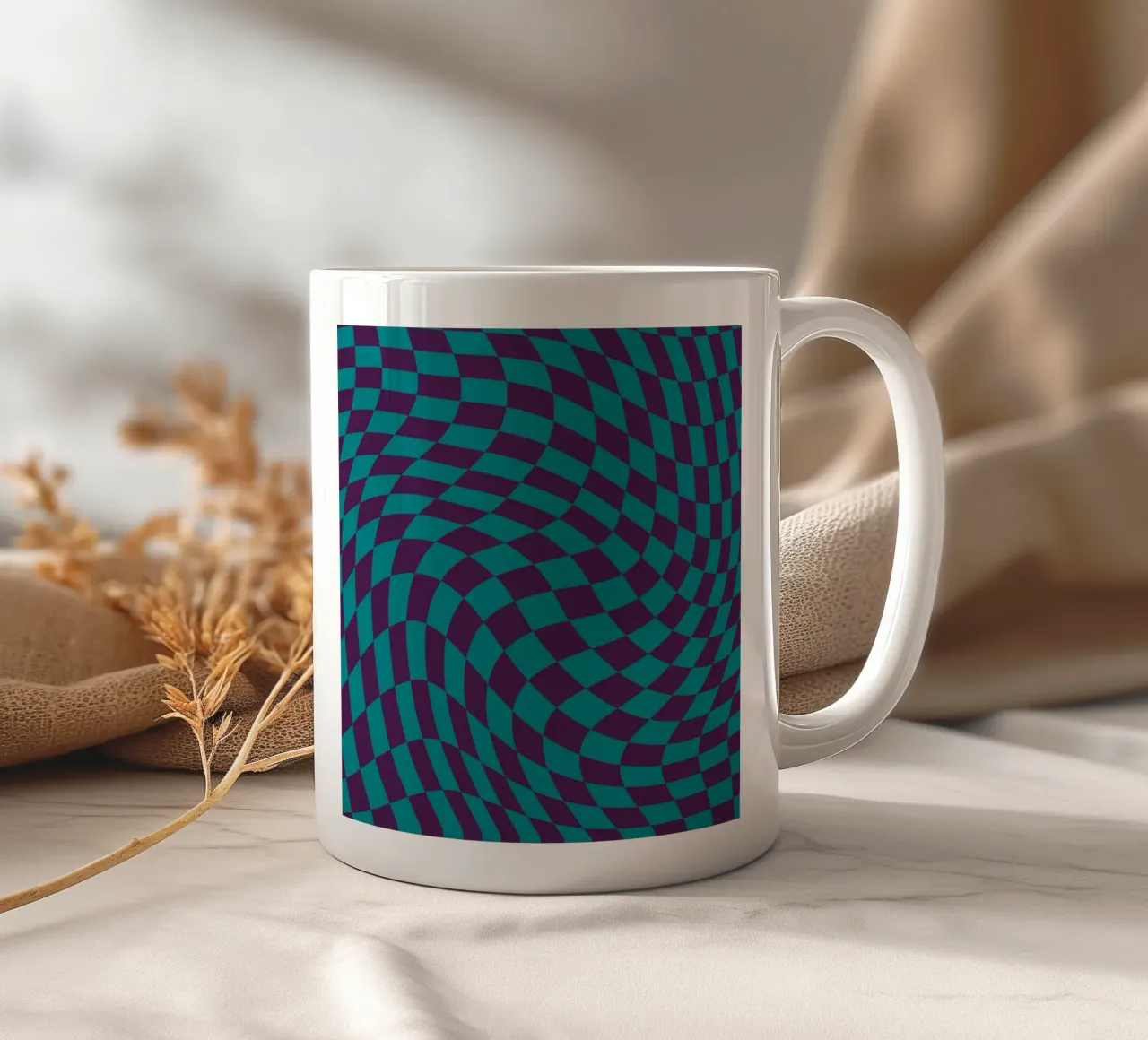 Dama ondulata 06 tazza in ceramica da Little Dean