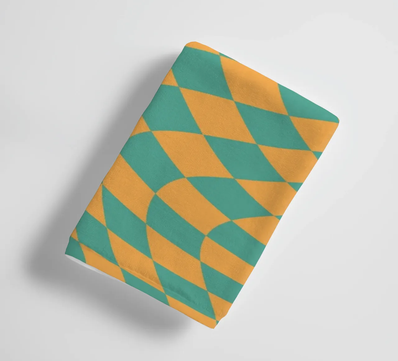 Wavy checker 07 towel by Little Dean