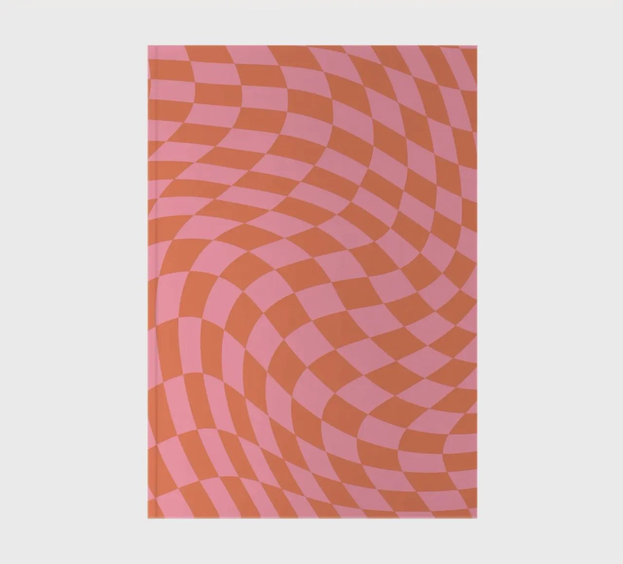 Wavy checker 08 notebook by Little Dean