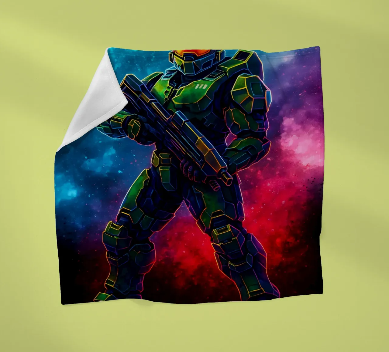 Soul Of Halo fleece blanket by DGSoulheroes