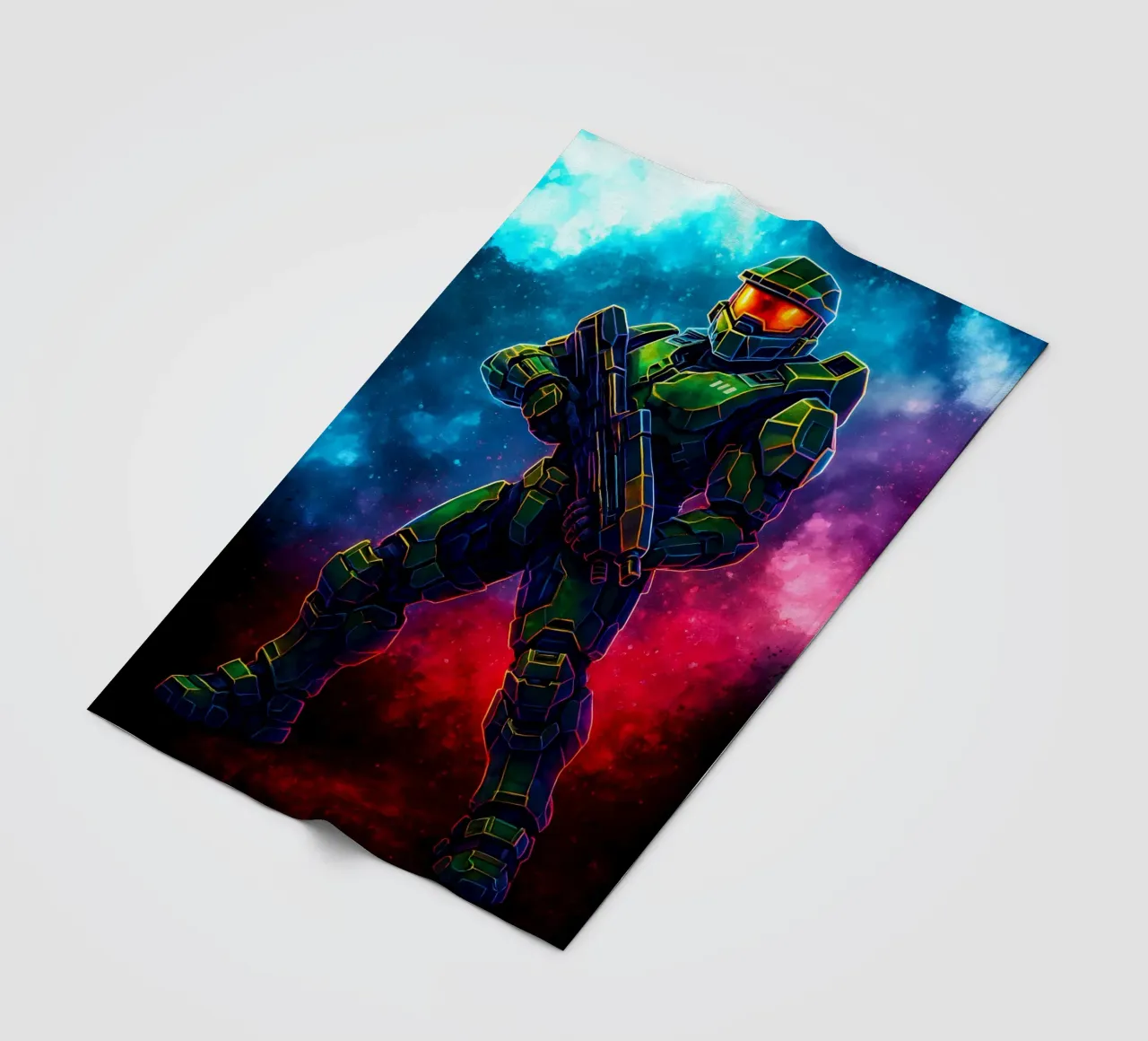 Soul Of Halo fleece blanket by DGSoulheroes