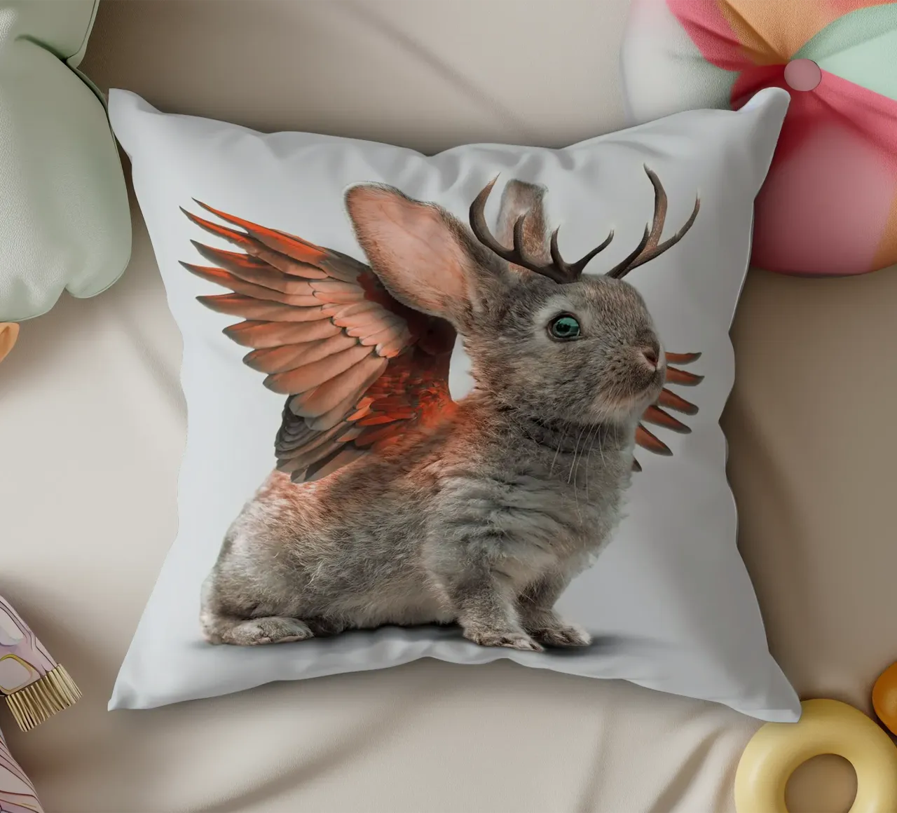Wolpertinger - Jonas Loose cuscino da shaw post
