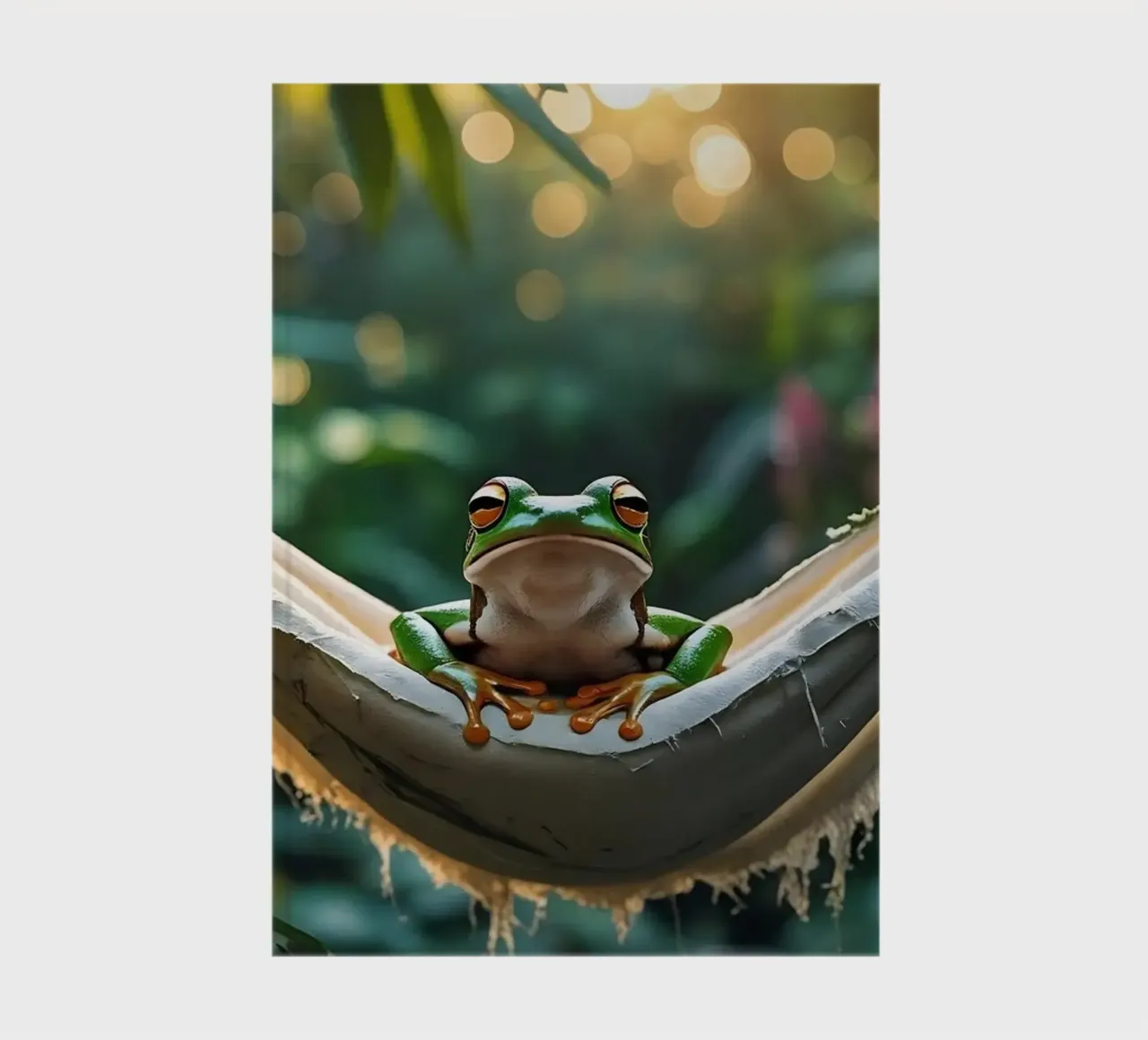 ๐บ๐ธ Tree frog | Summer mode: on! (1) notebook by Trinkets NL Design Studio
