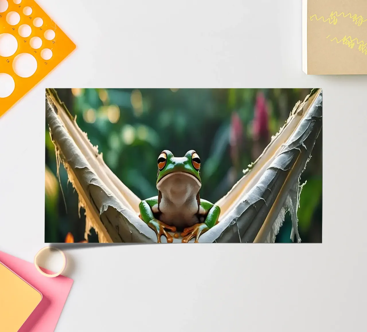 Tree frog | Summer mode: on! (1) sticker sheet by Trinkets NL Design Studio