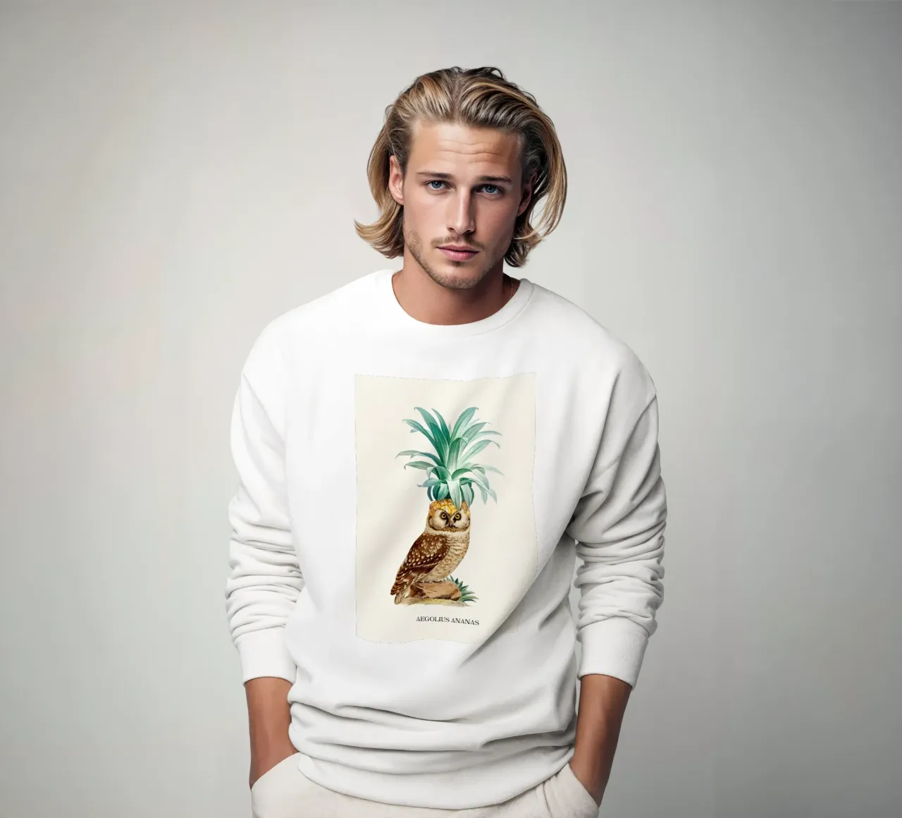 Ananas II - Jonas Loose felpa da shaw post