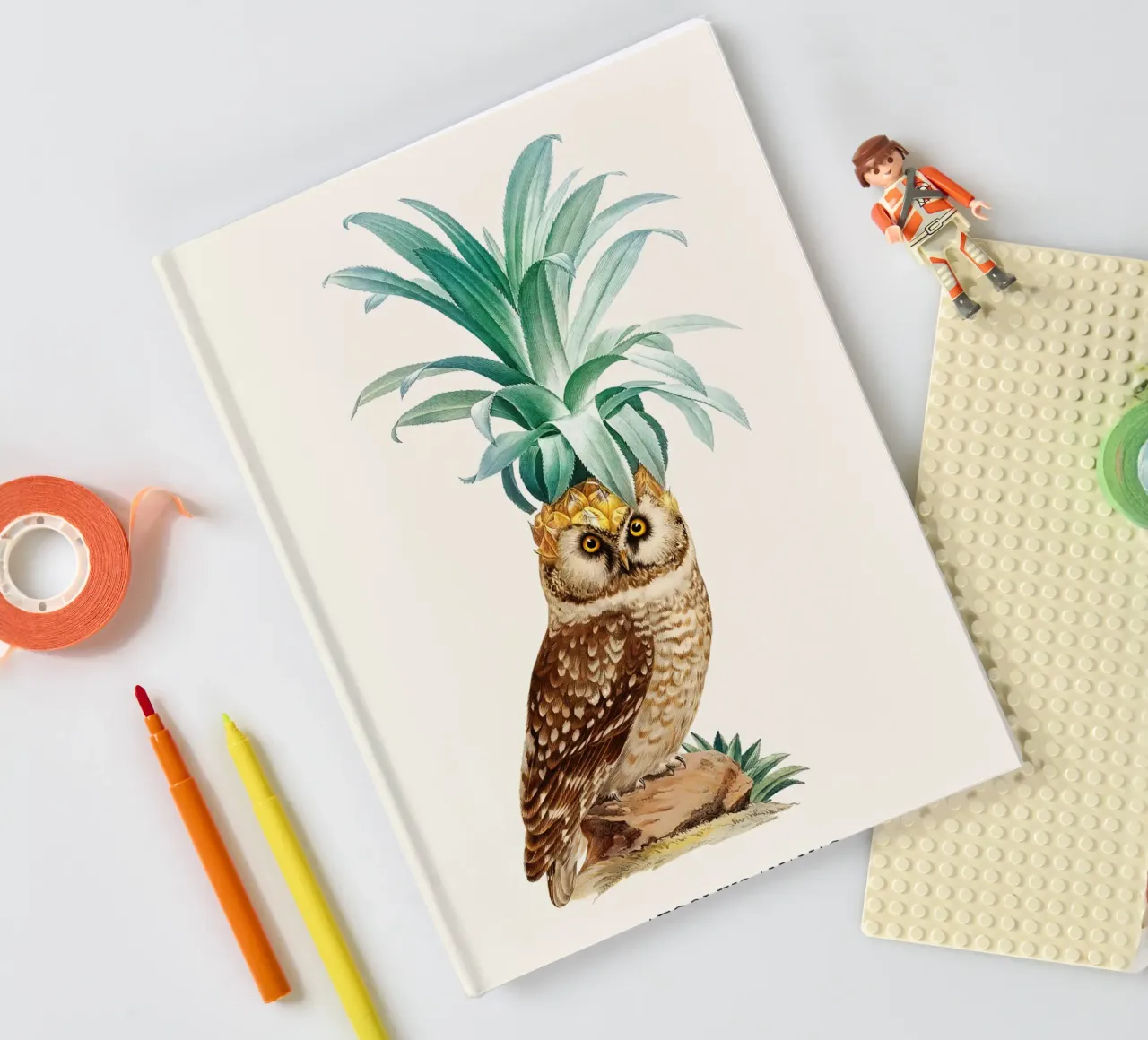 Pineappowl II - Jonas Loose notebook by shaw post
