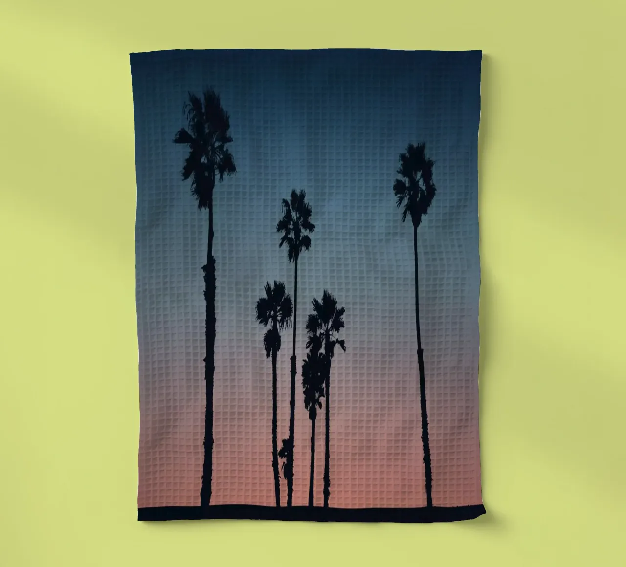 Mania Landscapes Raw 21 Santa Monica (USA) tea towel by Mania Print Collection
