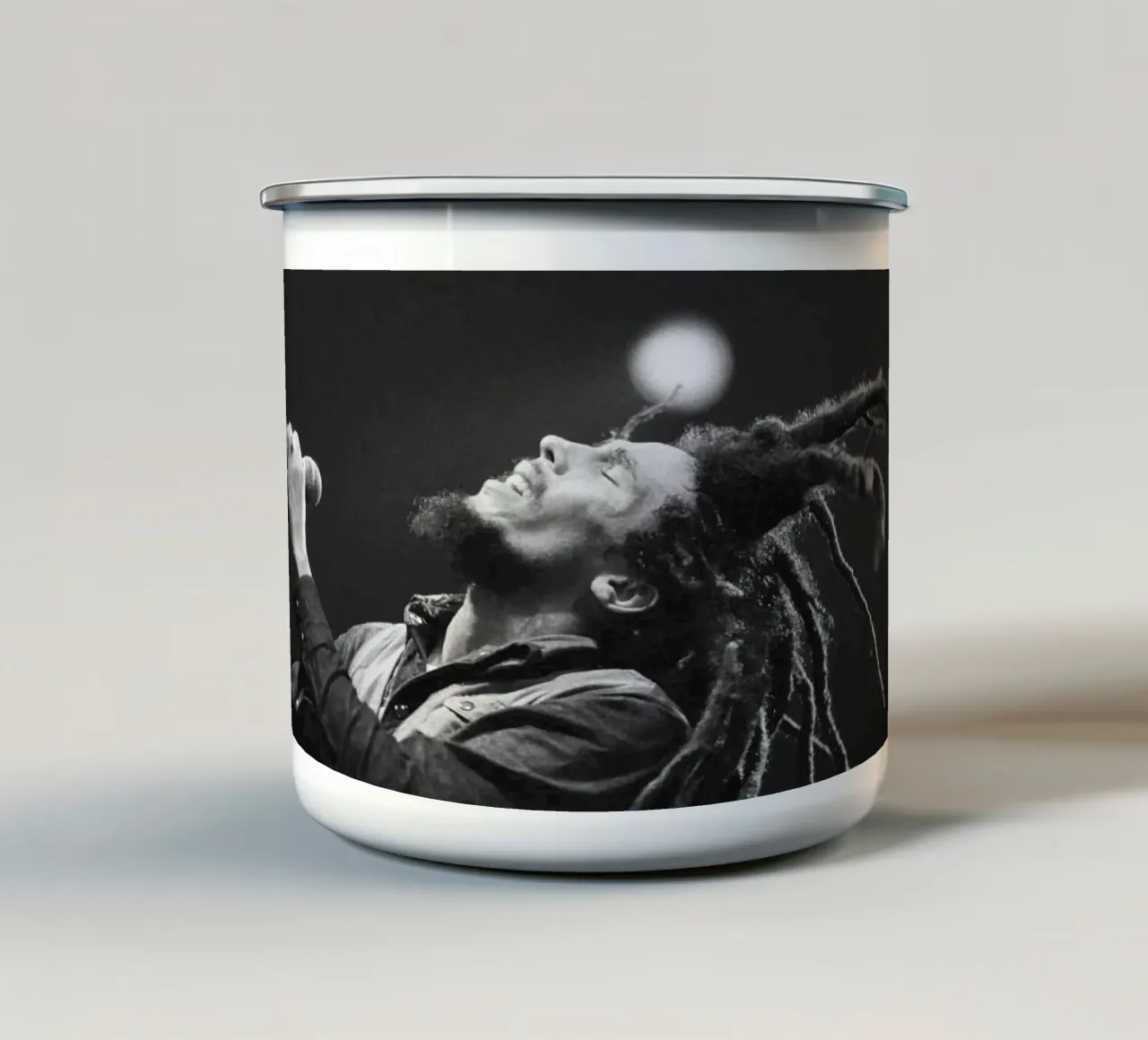 Canto - Bob Marley tazza in smalto da MULTIMEDIA ARTWORK
