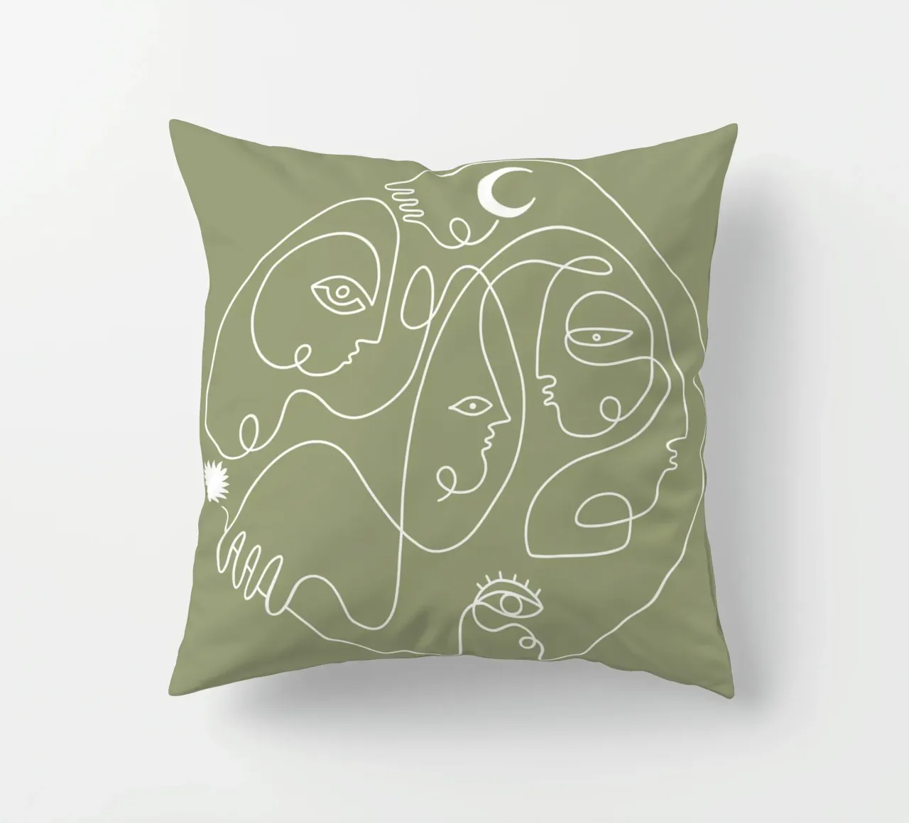 Universal Self cuscino da Shatha Al Dafai