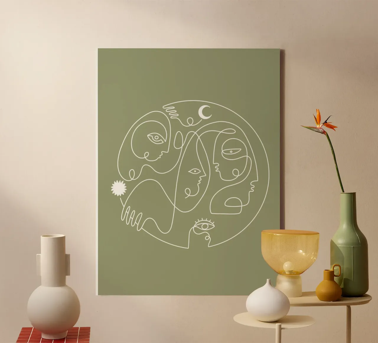 Universal Self tela da Shatha Al Dafai