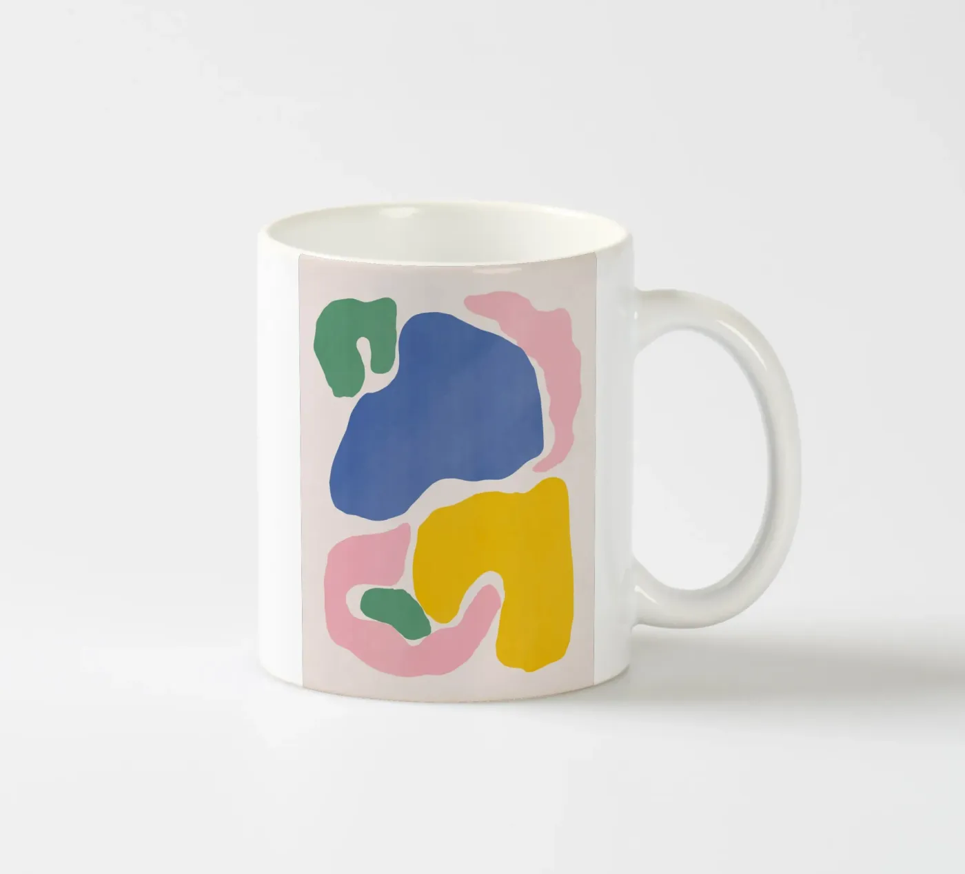 Color block ceramic mug by Little Dean