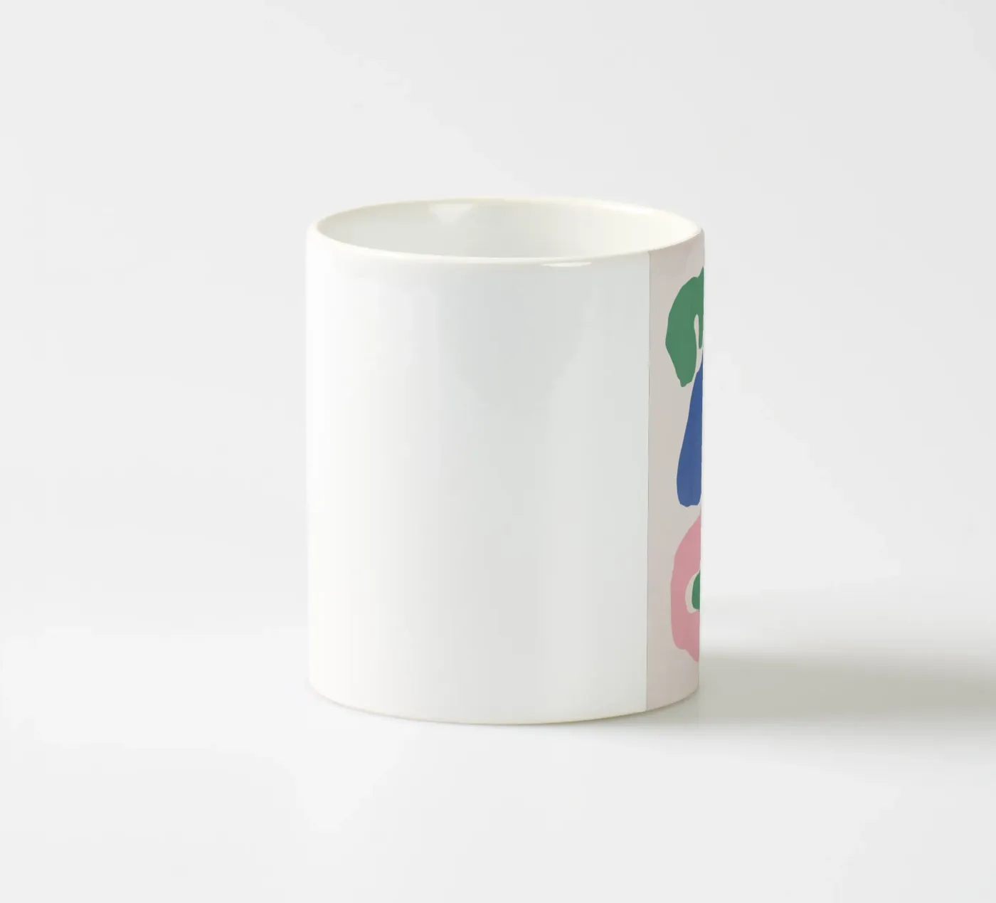 Color block ceramic mug by Little Dean