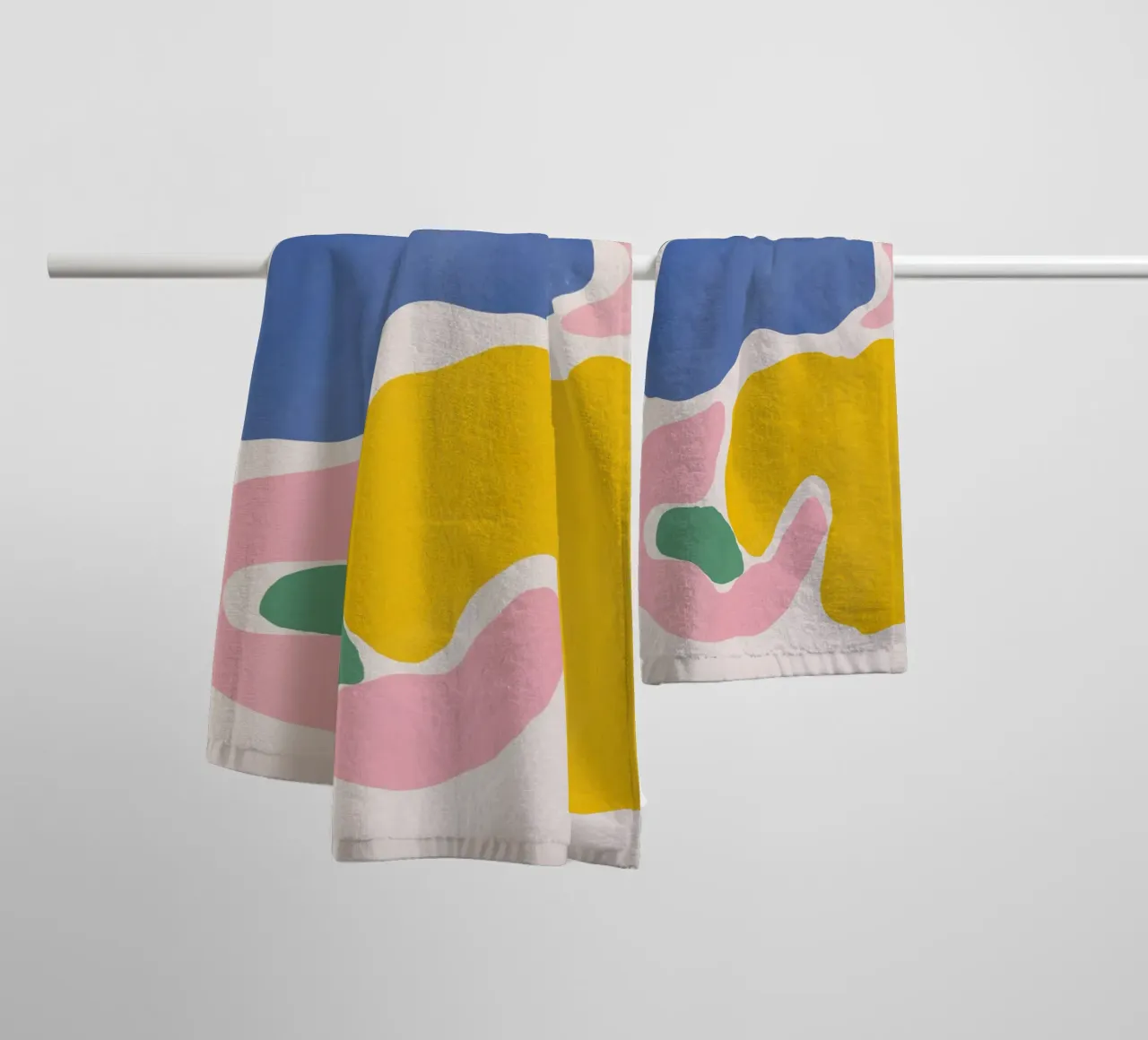 Farbblock Handtuch von Little Dean
