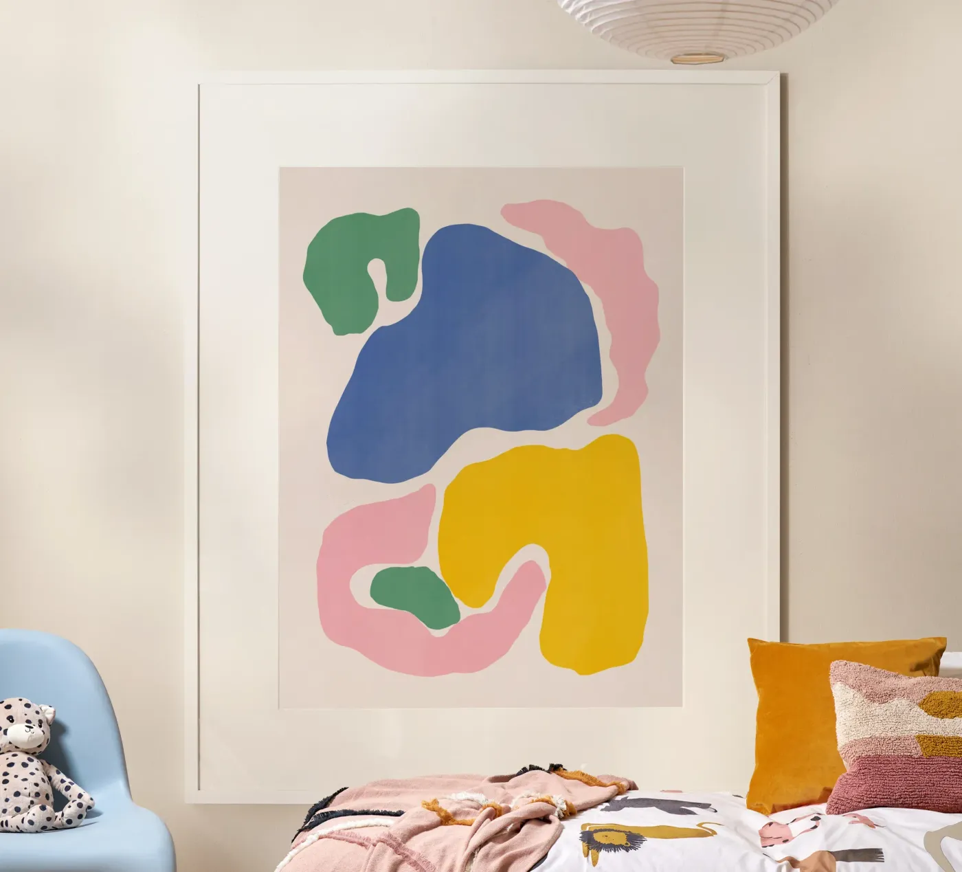 Color block poster by Little Dean