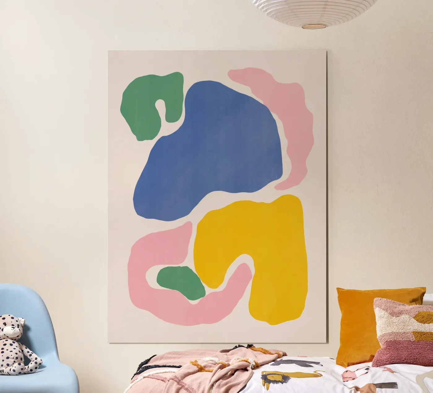 Color block poster by Little Dean