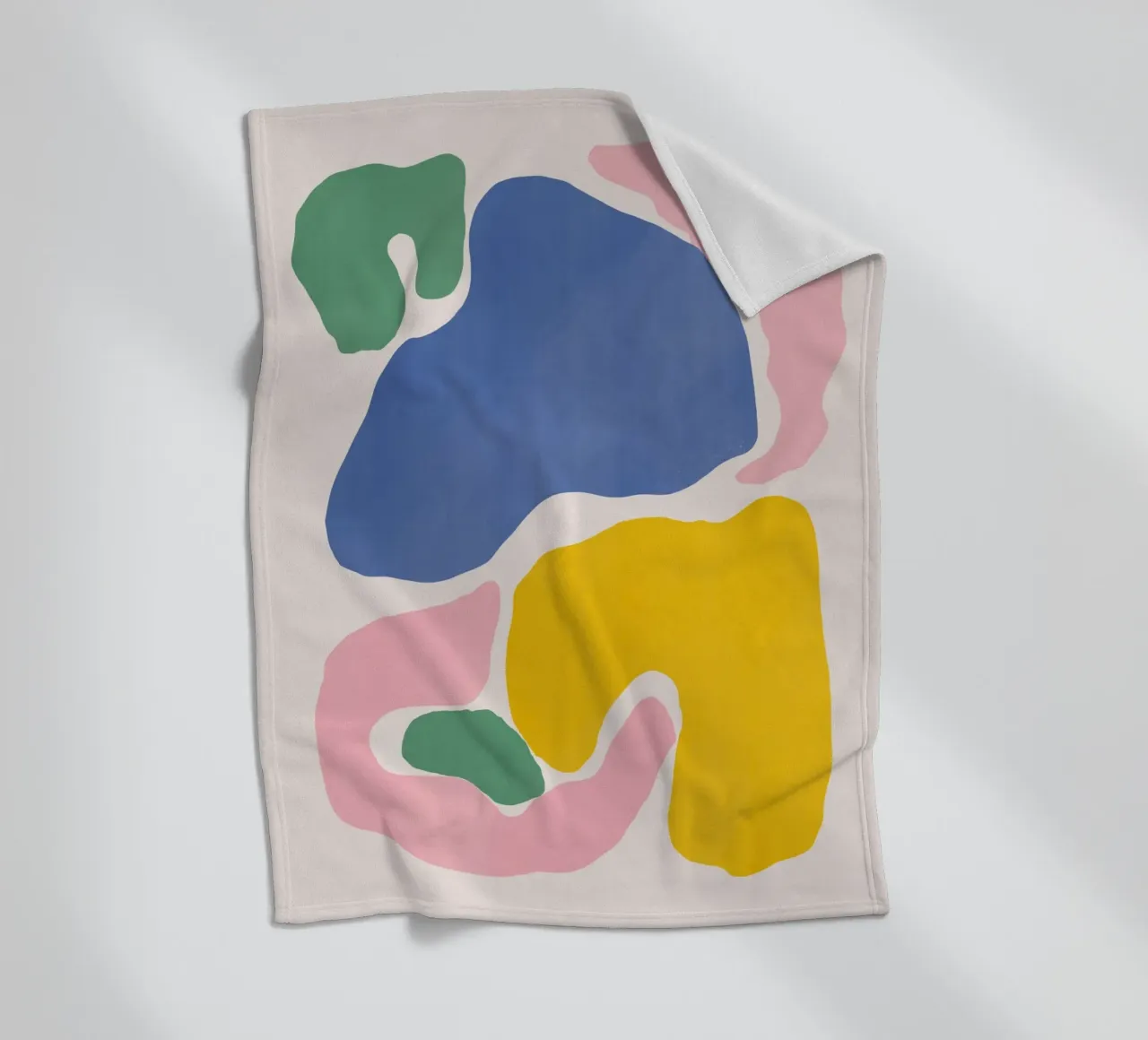 Farbblock Fleecedecke von Little Dean