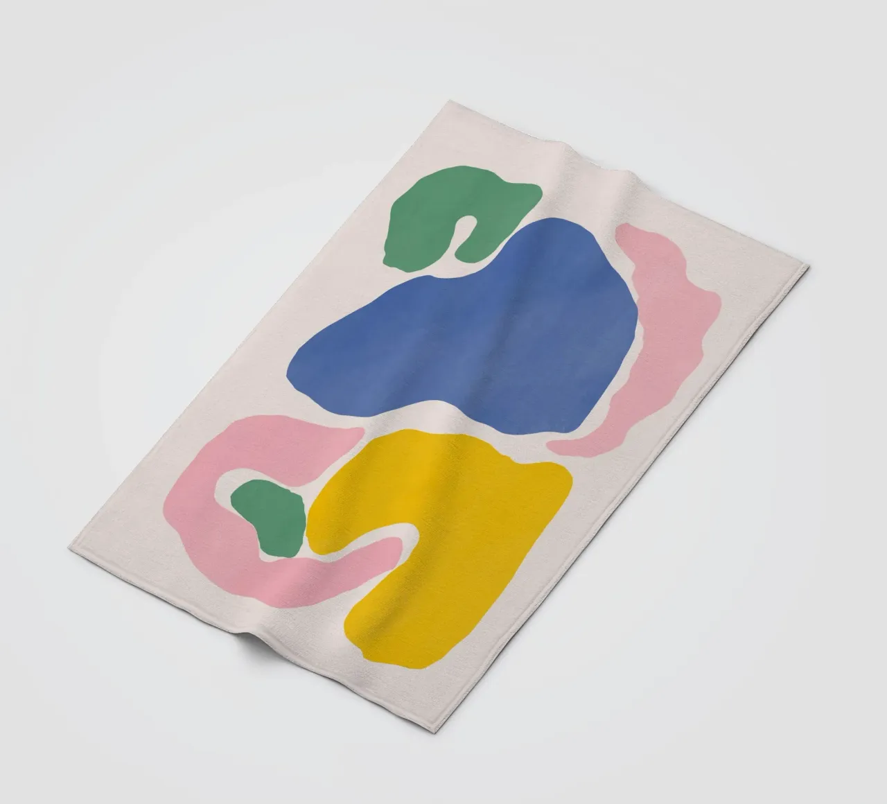 Farbblock Fleecedecke von Little Dean