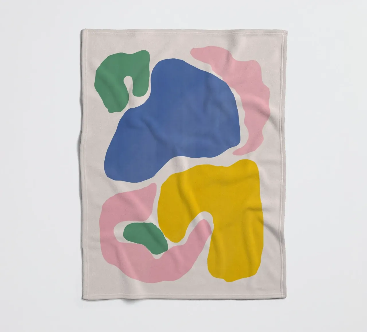 Farbblock Fleecedecke von Little Dean