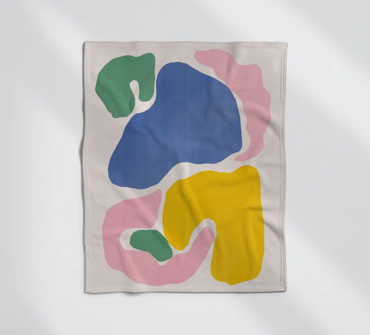 Farbblock Fleecedecke von Little Dean