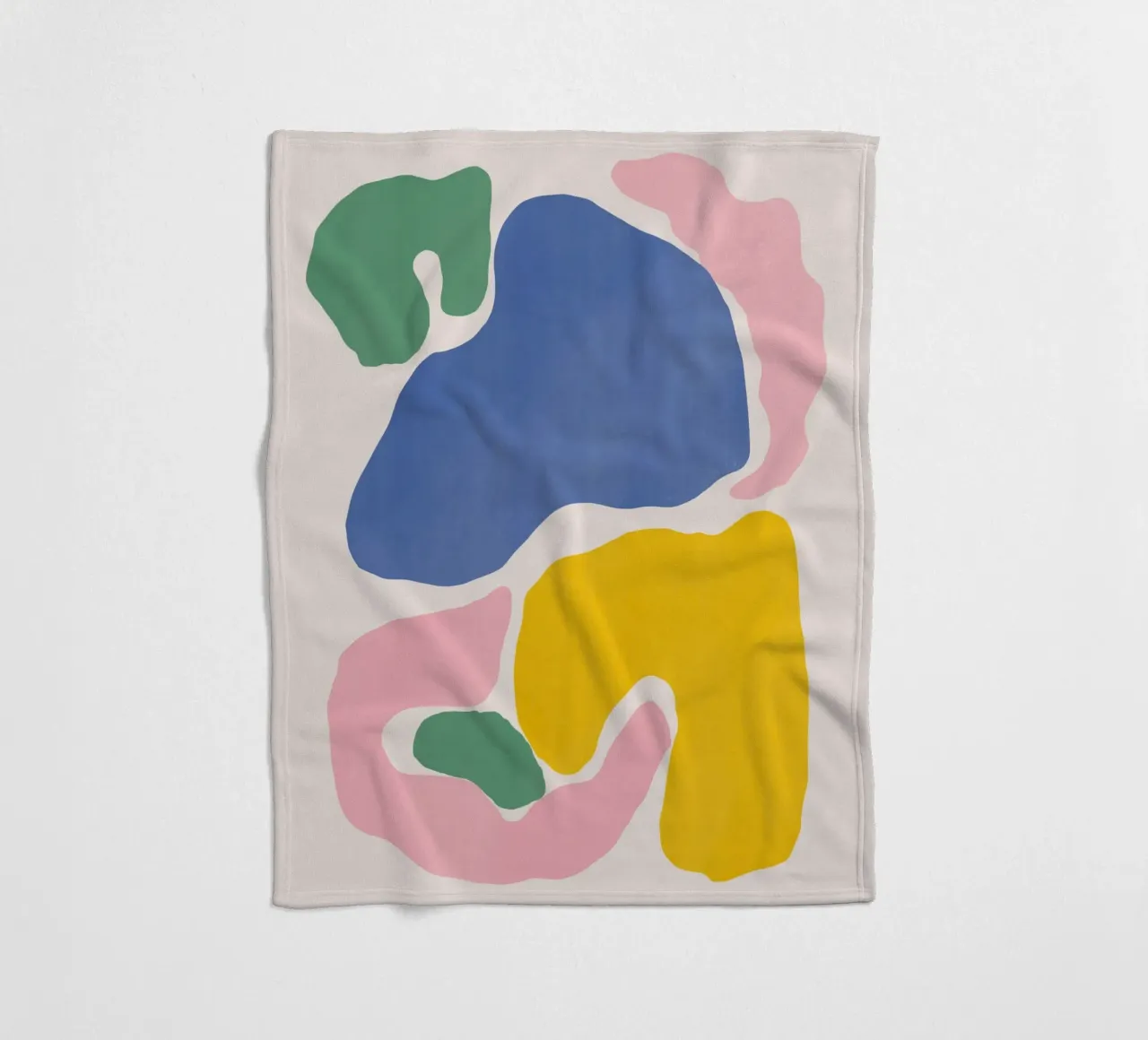 Farbblock Fleecedecke von Little Dean