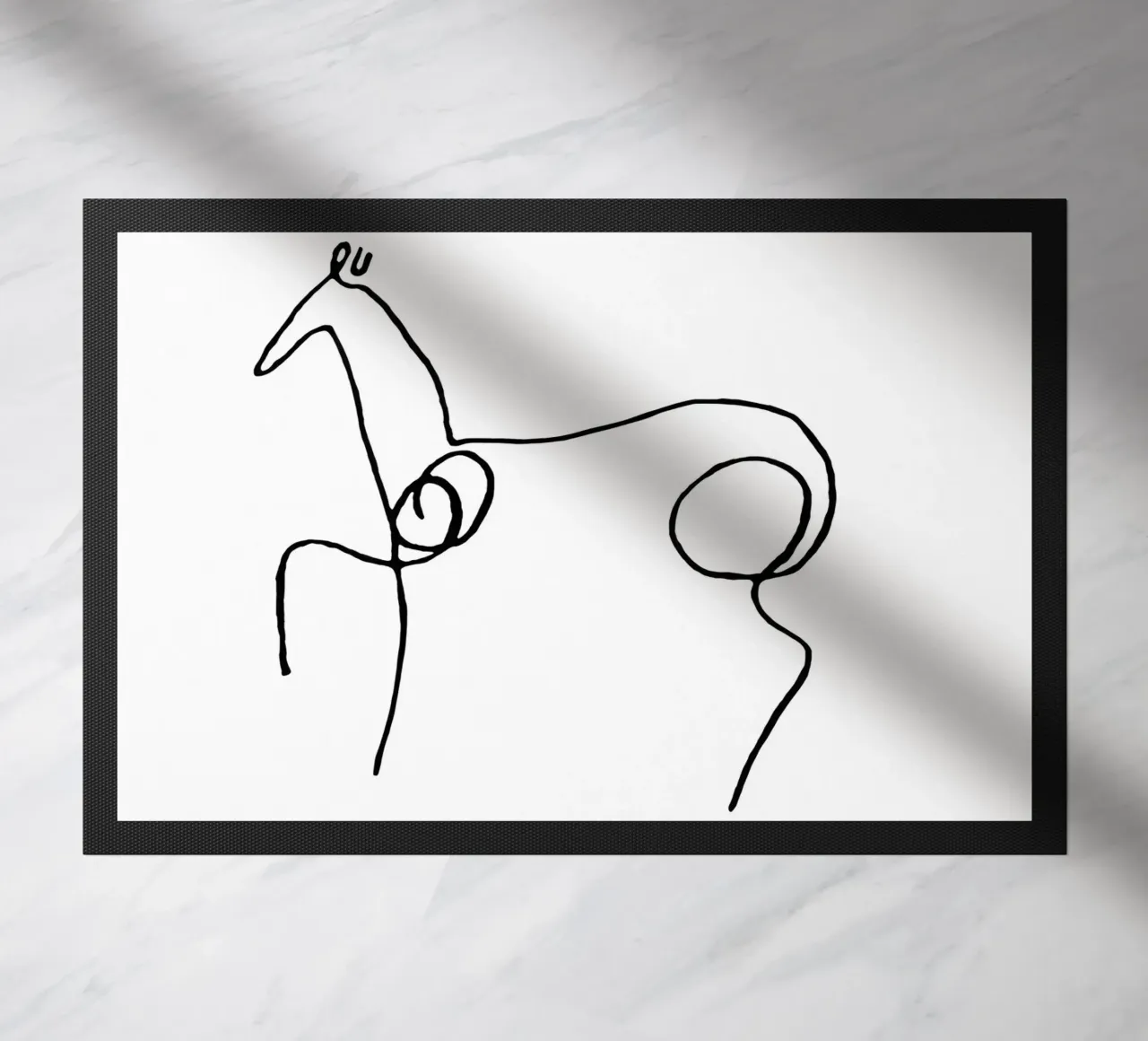 Pablo Picasso Horse Sketch zerbino da AppleAlone