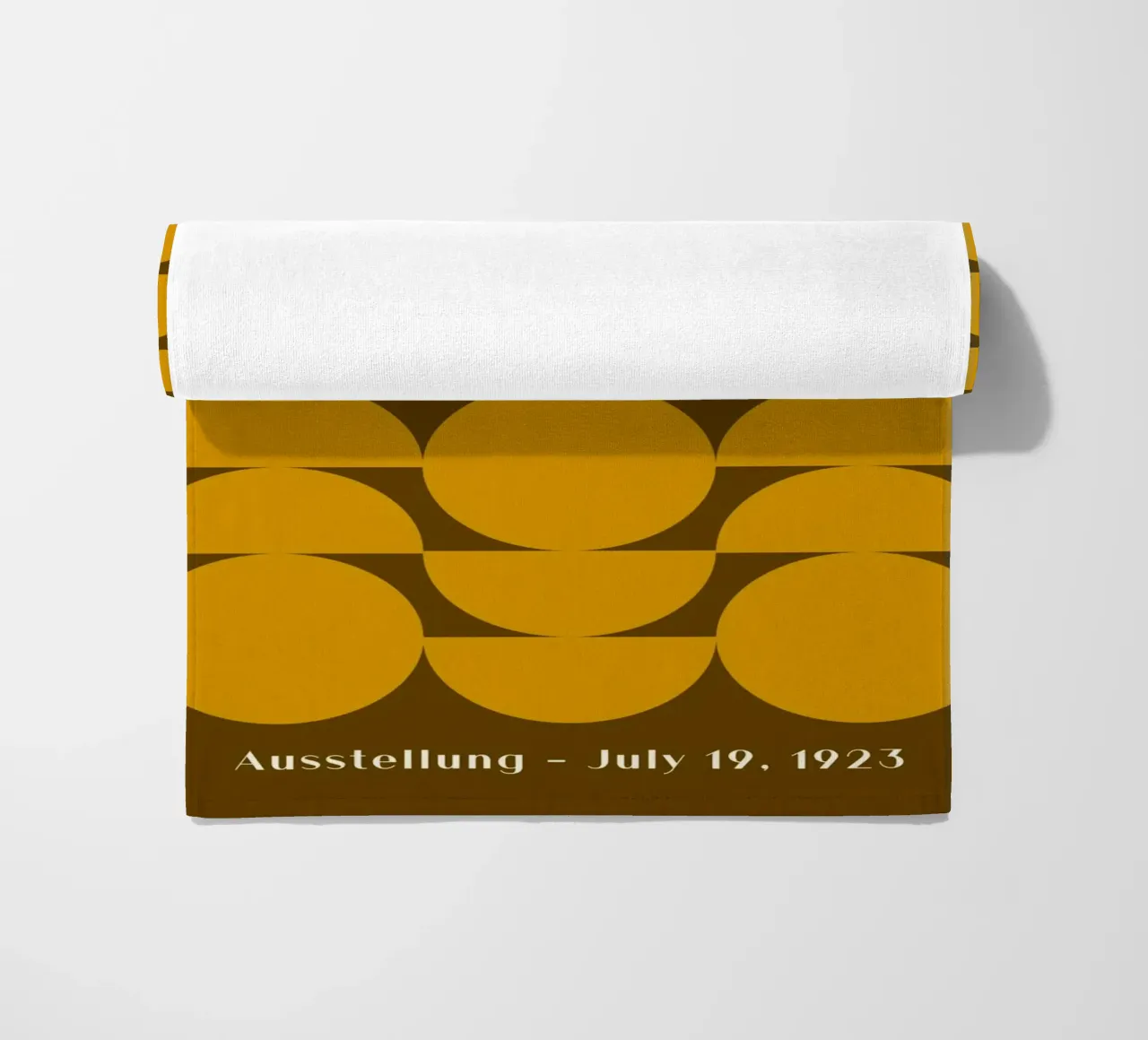 Sole Bauhaus - Design retrò a semicerchio 1923 telo mare da Studio Vibe