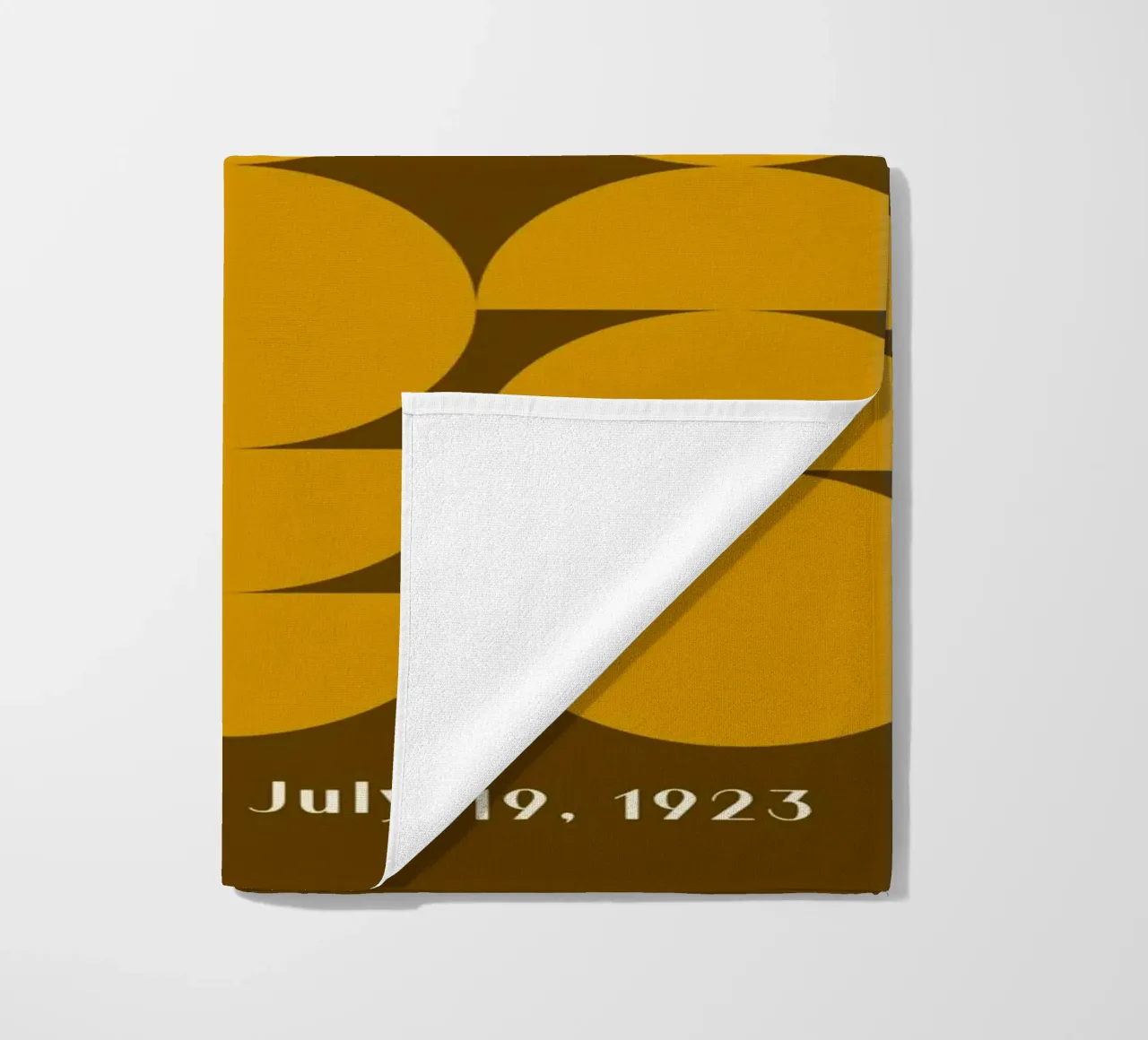 Sole Bauhaus - Design retrò a semicerchio 1923 telo mare da Studio Vibe