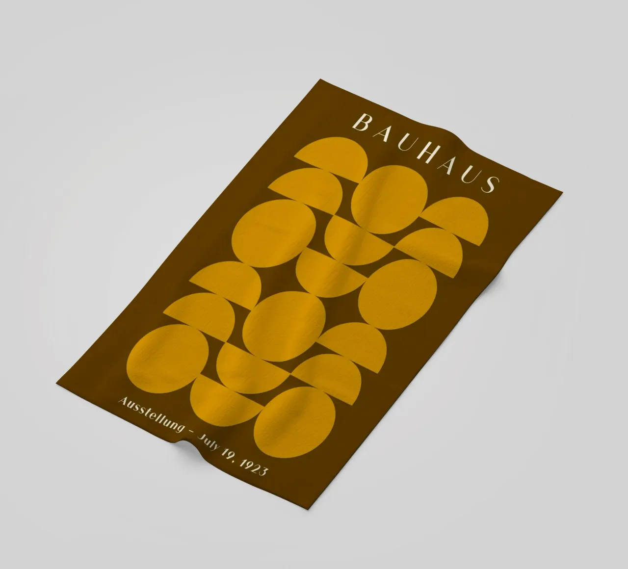 Sole Bauhaus - Design retrò a semicerchio 1923 telo mare da Studio Vibe