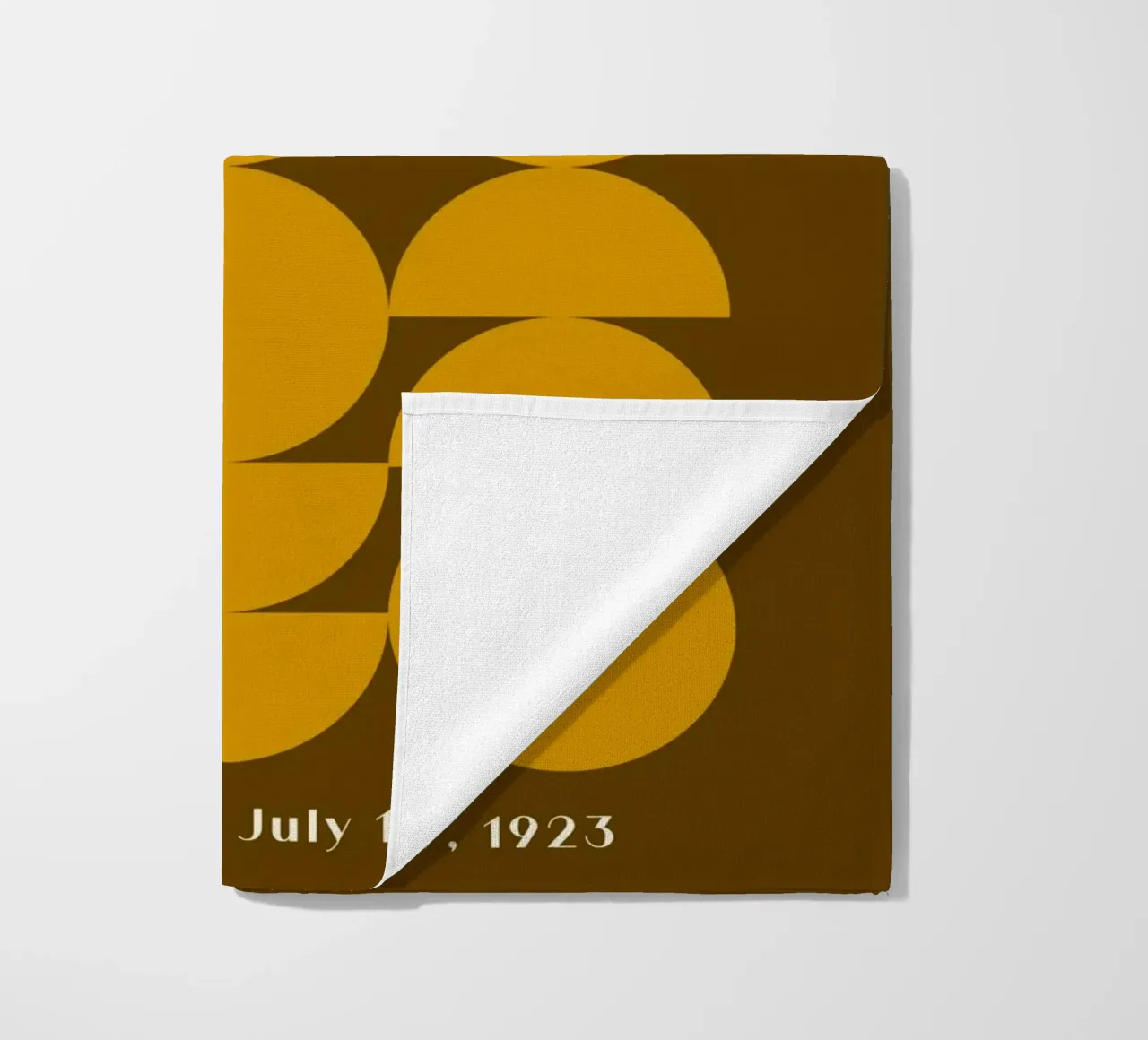Sole Bauhaus - Design retrò a semicerchio 1923 telo mare da Studio Vibe