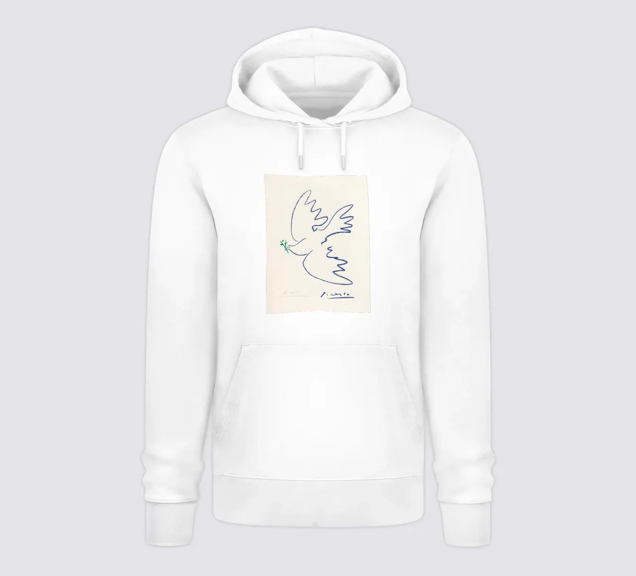 Pablo Picasso Dove Sketch felpa con cappuccio da AppleAlone