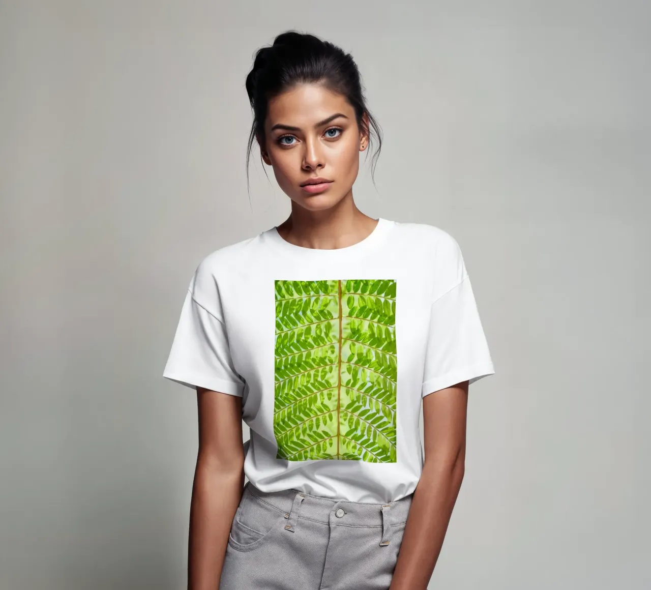 foglia di felce t-shirt da Earthly Visions