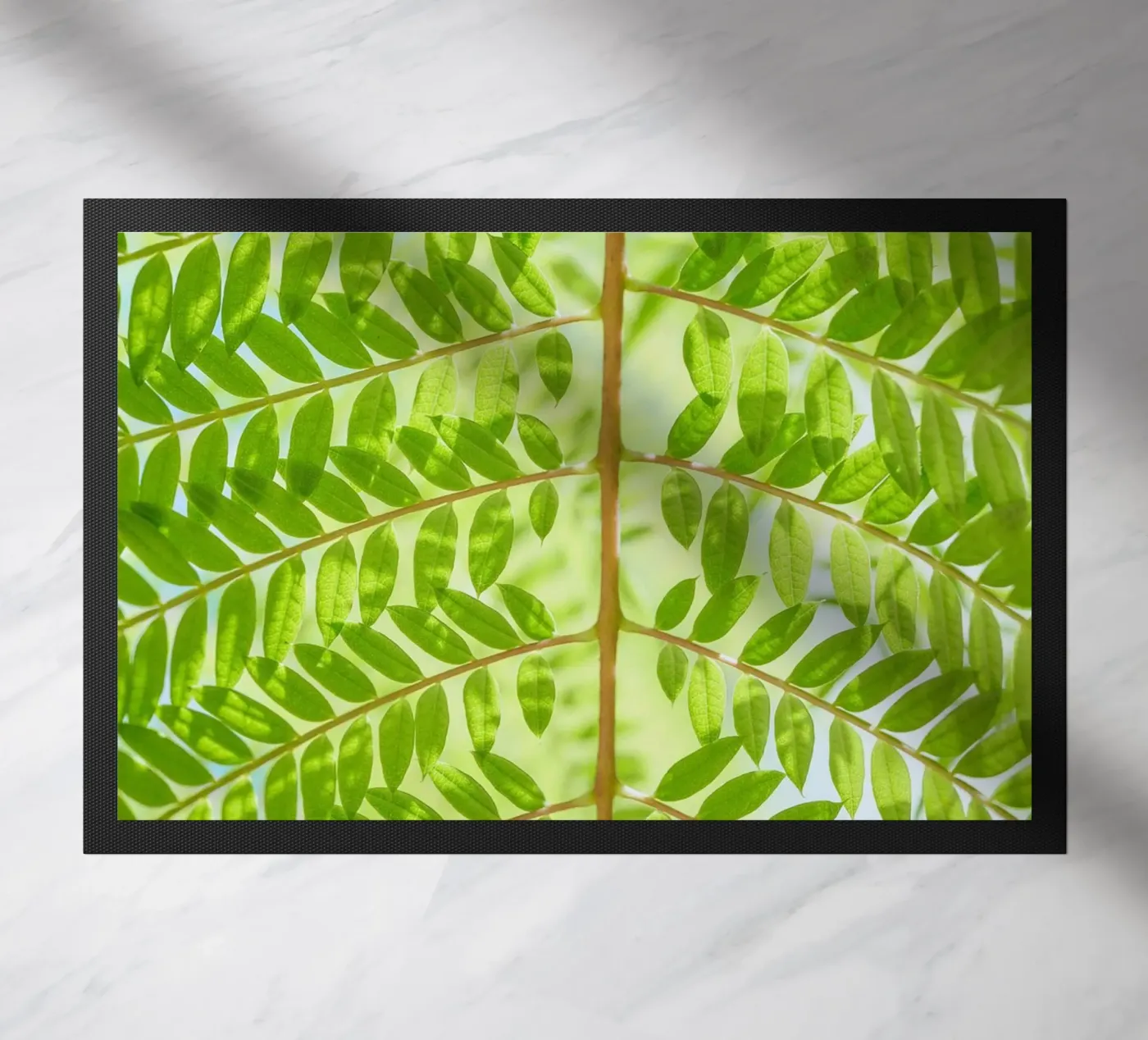 fern leaf Fußmatte von Earthly Visions