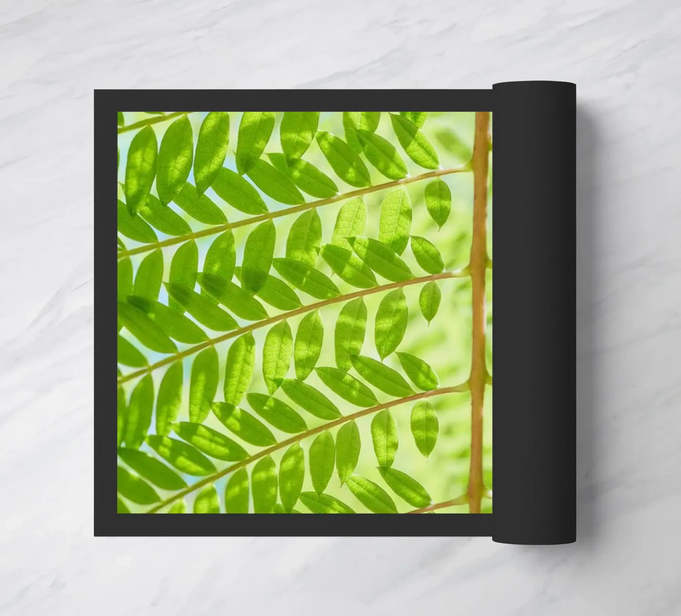 fern leaf Fußmatte von Earthly Visions