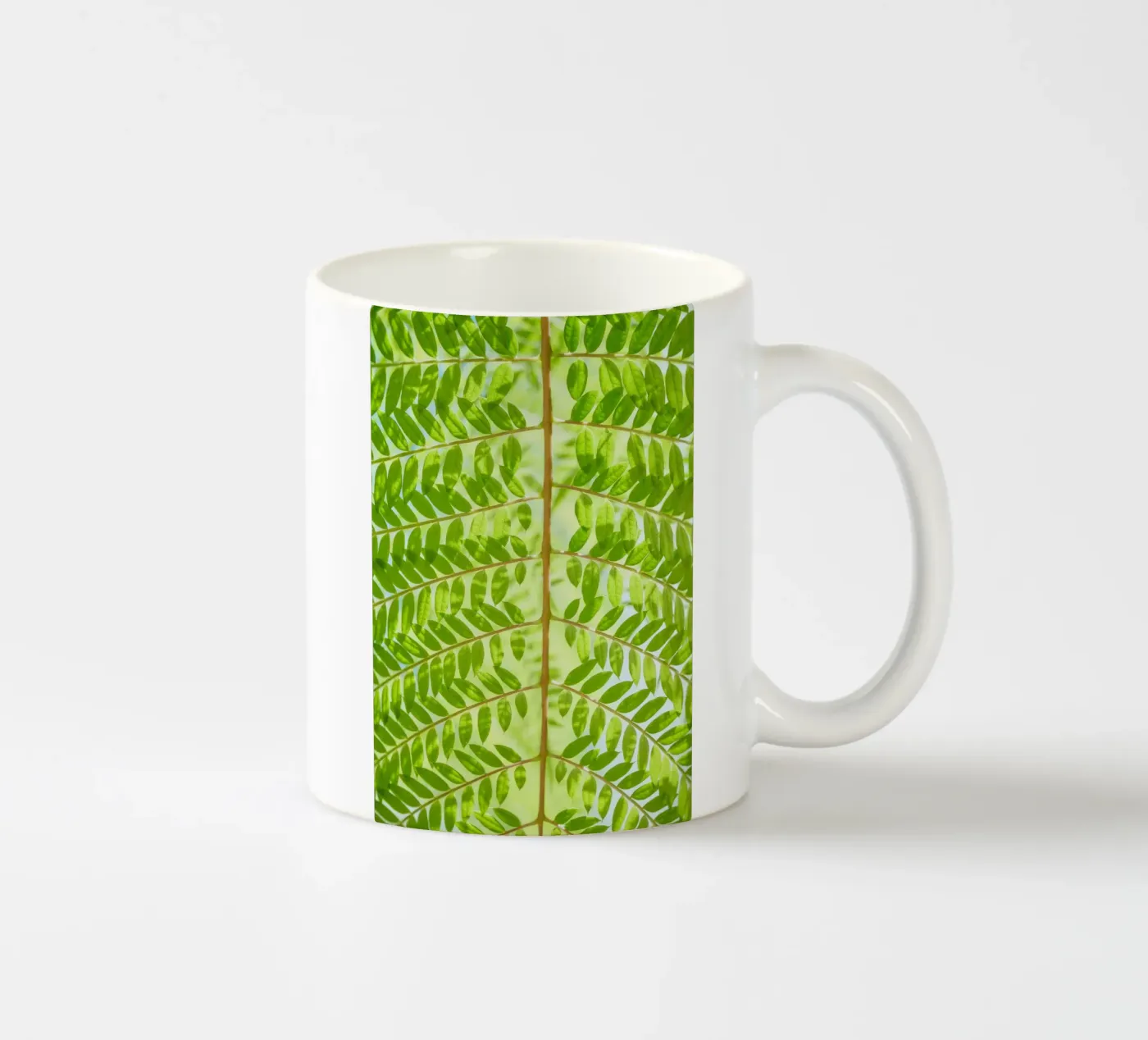 fern leaf ceramic mug by Earthly Visions