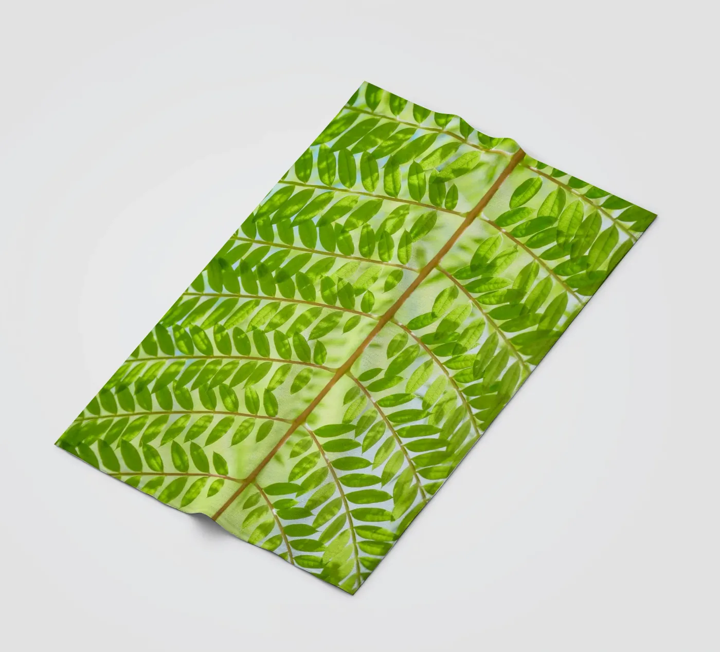 Farnblatt Fleecedecke von Earthly Visions