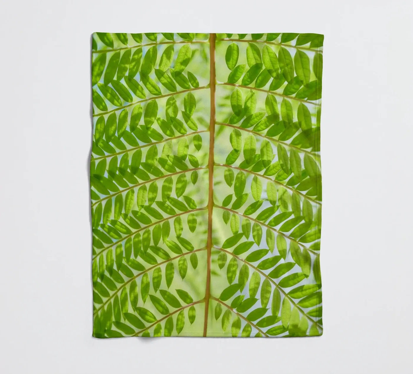 Farnblatt Fleecedecke von Earthly Visions