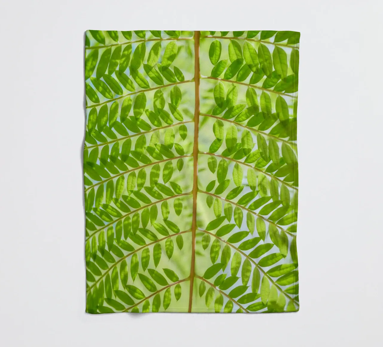 Farnblatt Fleecedecke von Earthly Visions