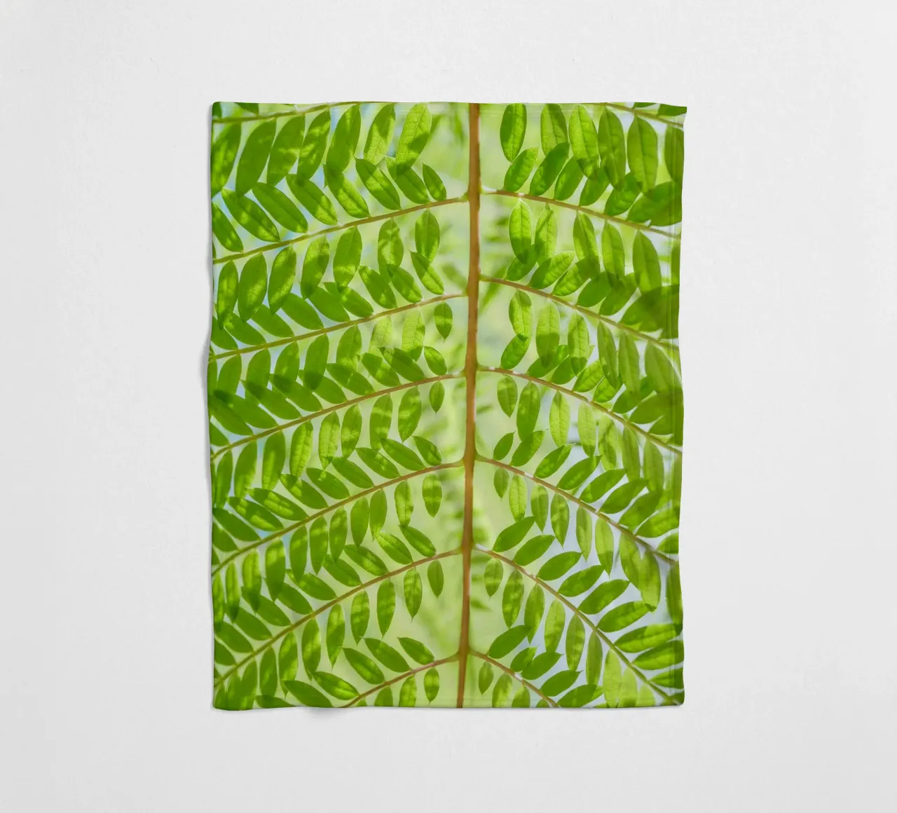 Farnblatt Fleecedecke von Earthly Visions