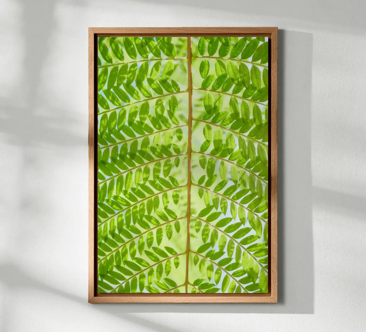 varenblad canvas met Baklijst van Earthly Visions