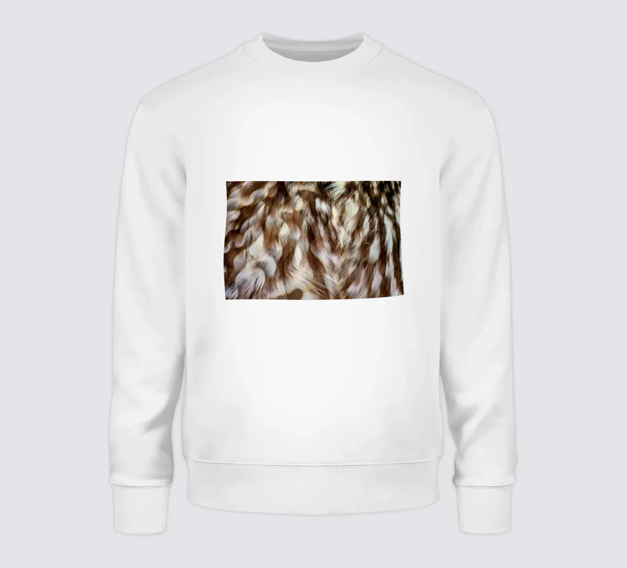 piume marrone felpa da Earthly Visions