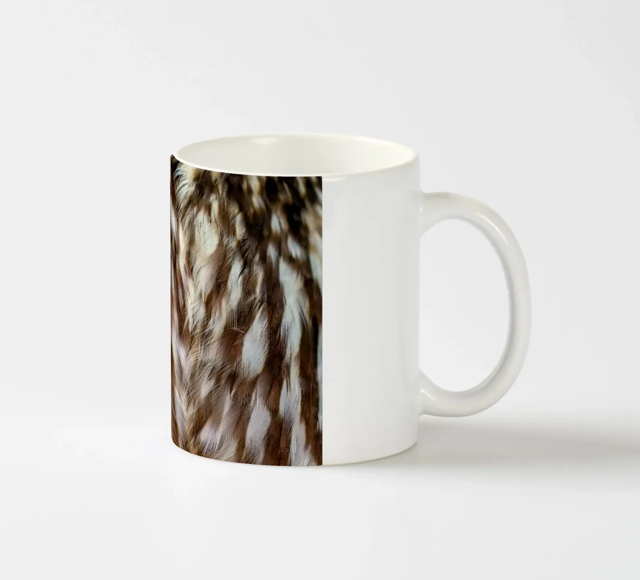 piume marrone tazza in ceramica da Earthly Visions