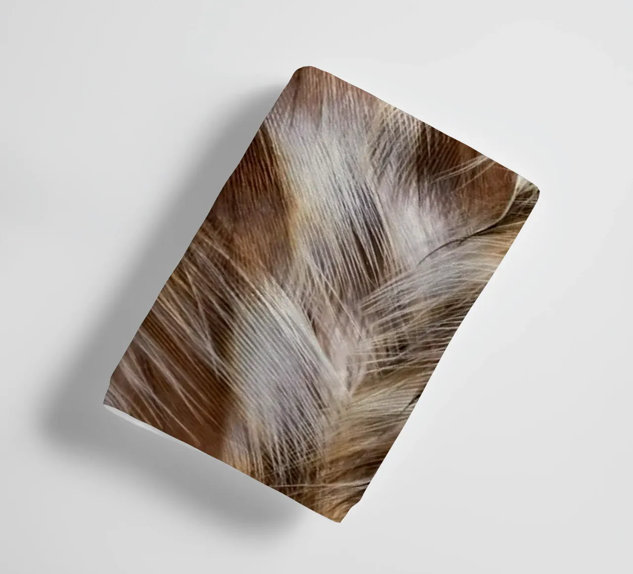 feathers brown towel by Earthly Visions