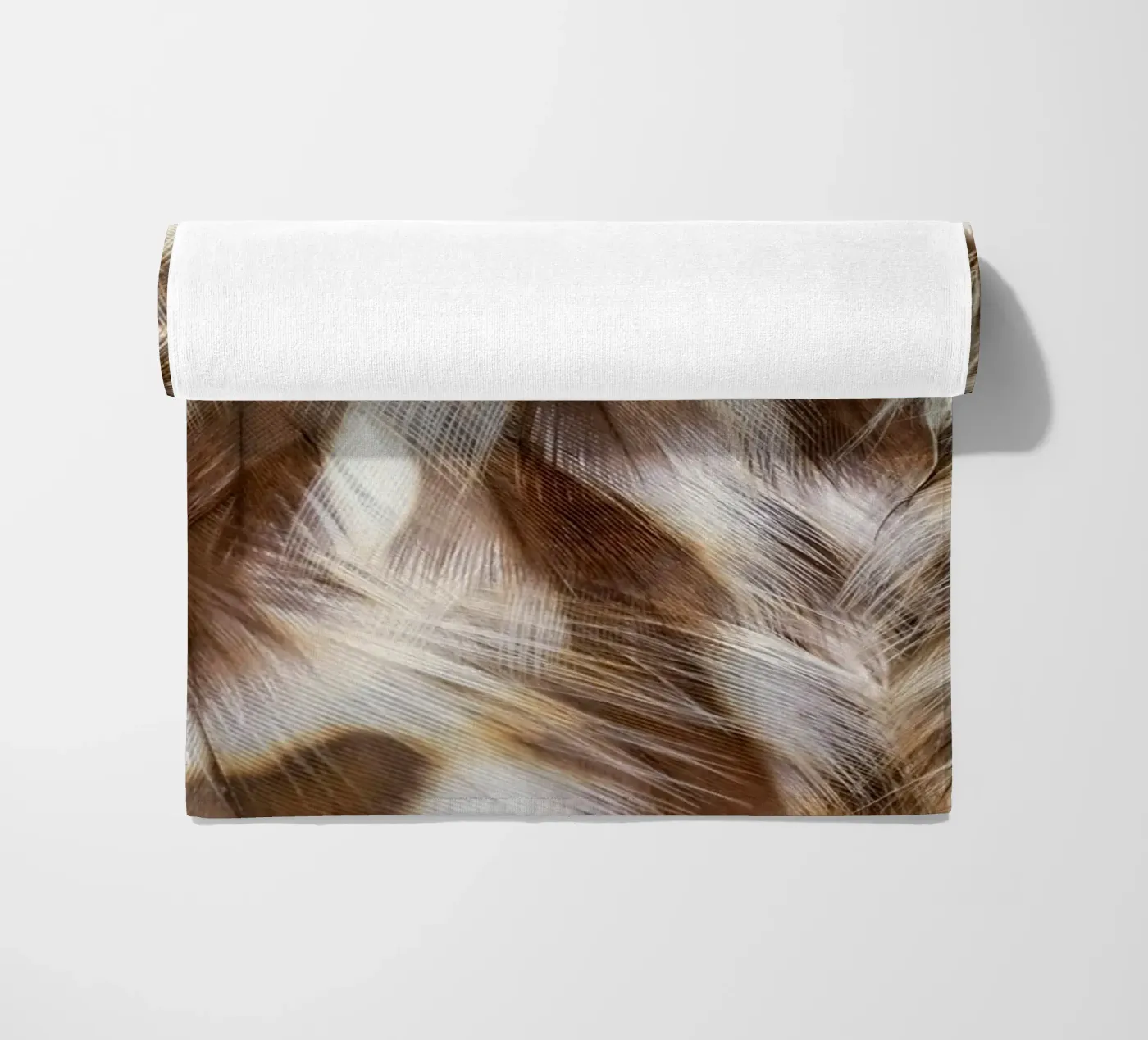 piume marrone telo mare da Earthly Visions