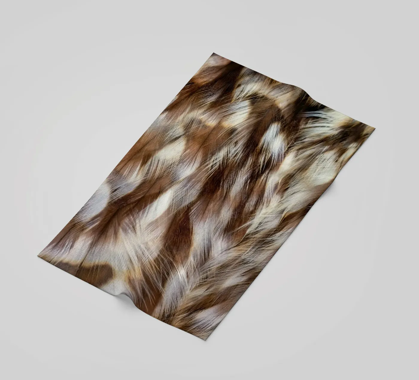 piume marrone telo mare da Earthly Visions