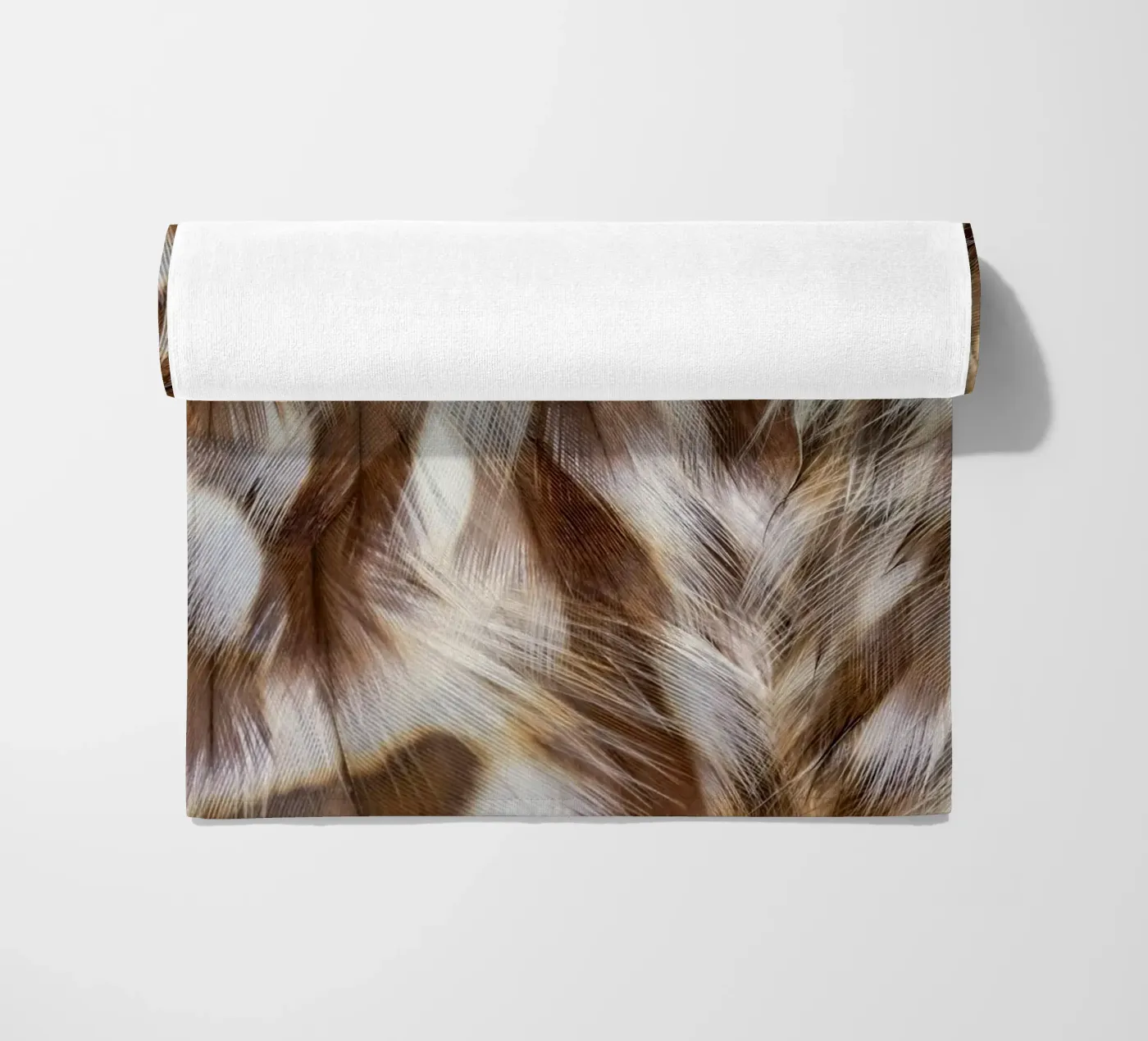 piume marrone telo mare da Earthly Visions