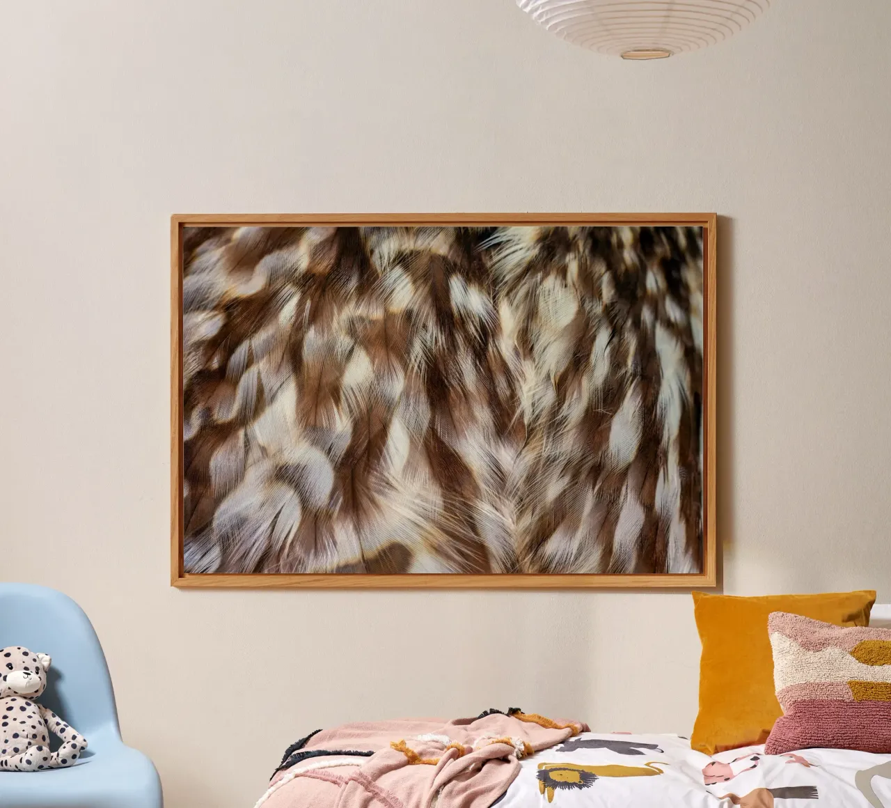piume marrone alluminio dibond da Earthly Visions