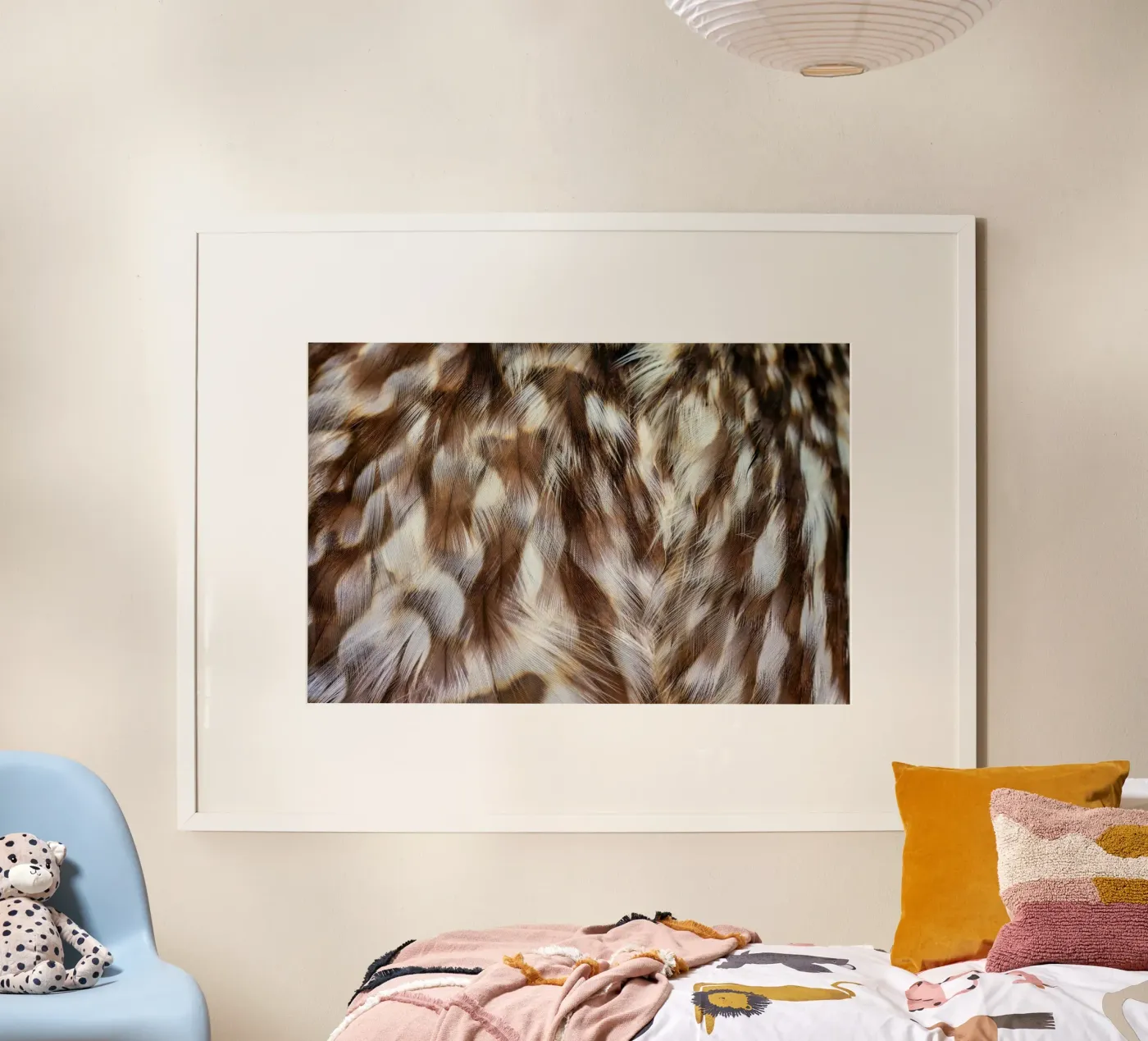 feathers brown poster da Earthly Visions