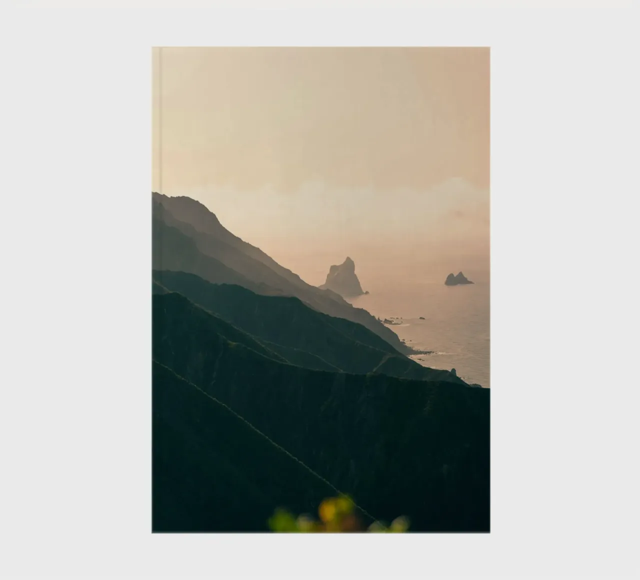 mountains sea notebook by Earthly Visions
